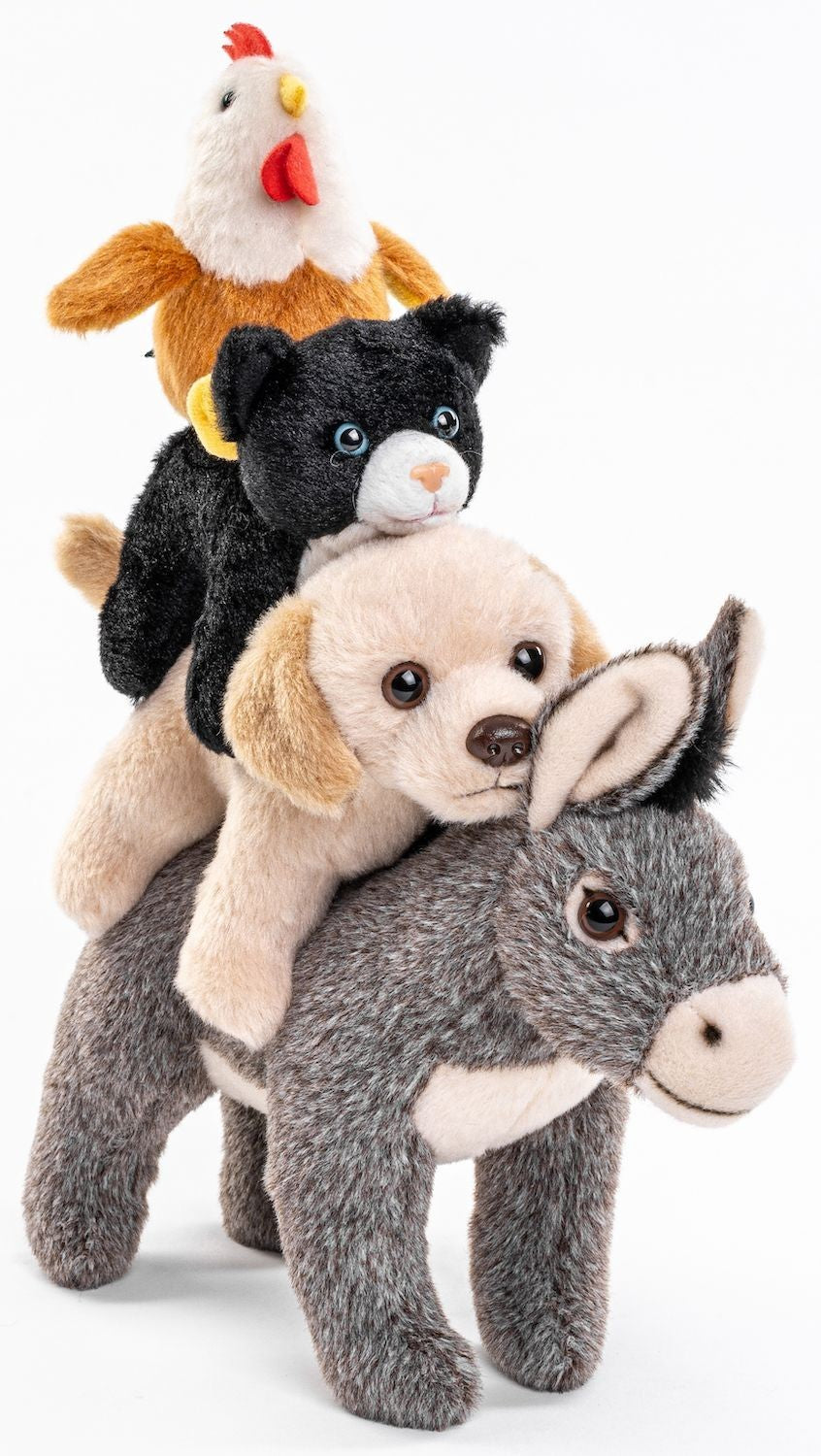 Uni-Toys Bremer Stadtmusikanten 32 cm Plüschtiere Märchenfiguren