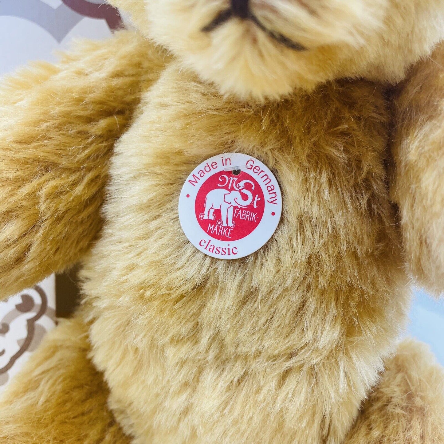 Steiff Teddybär mit Druck-Musikwerk 037160 limitiert 3000 38cm Mohair
