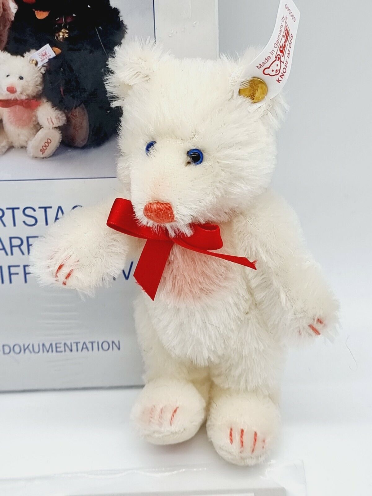 Nr. 00001 - Steiff Little Blackey & Whitey 16 & 14 cm 655500 4. Festival 2000