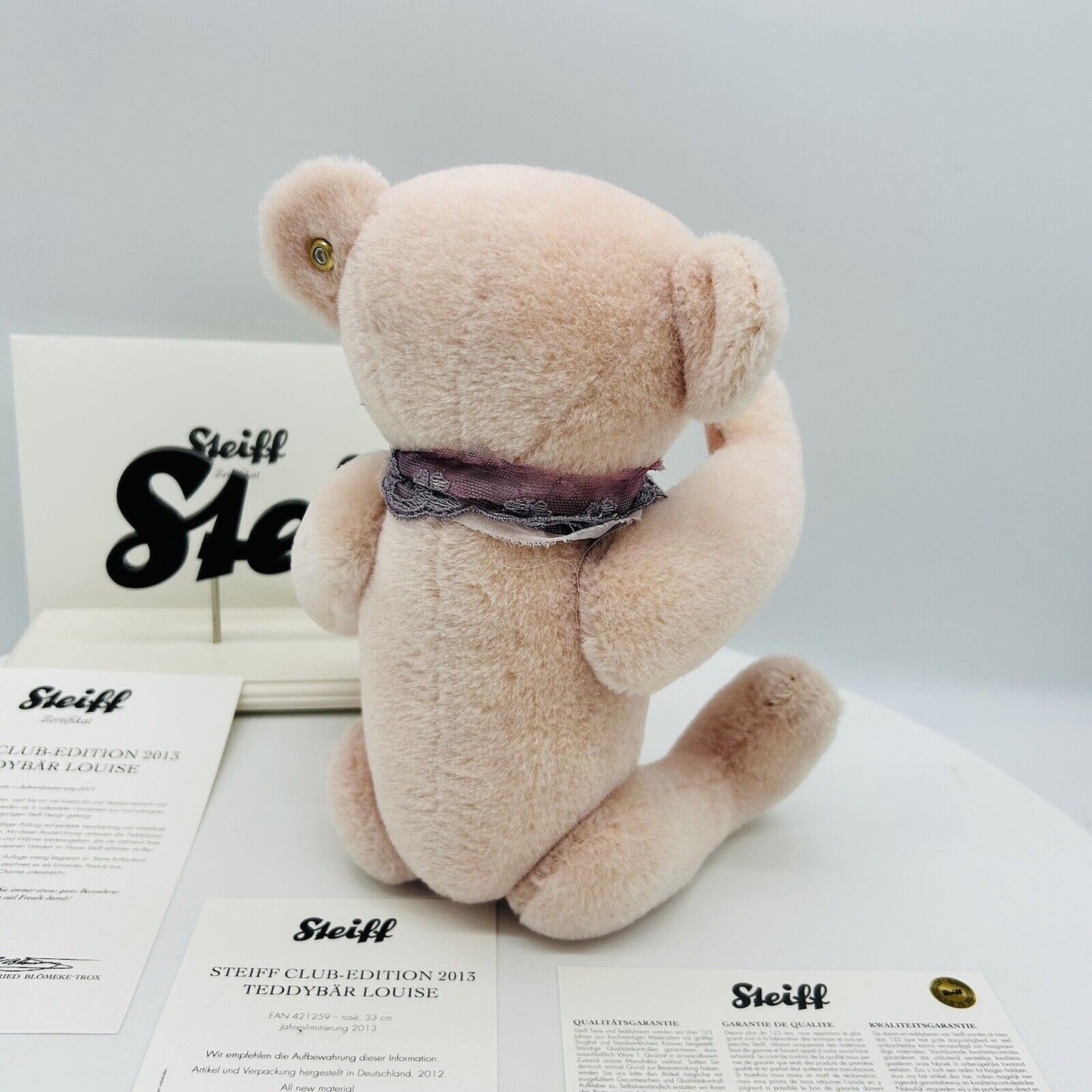 Steiff 421259 Teddybär Louise Club Edition 2013 limitiert 2013 33 cm Alpaca