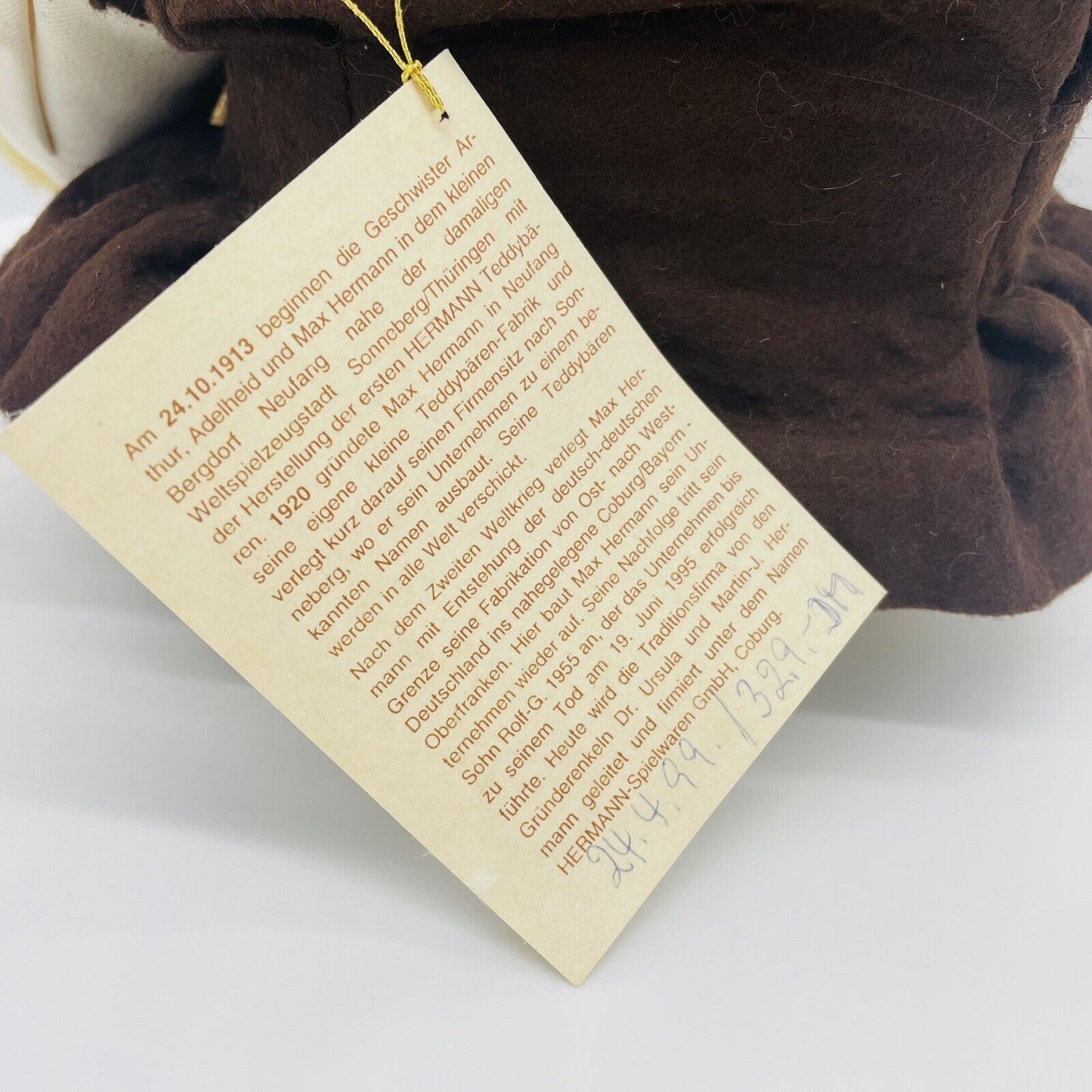 Hermann Coburg Teddybär Robin Hood limitiert 500 Europa Edition Mohair