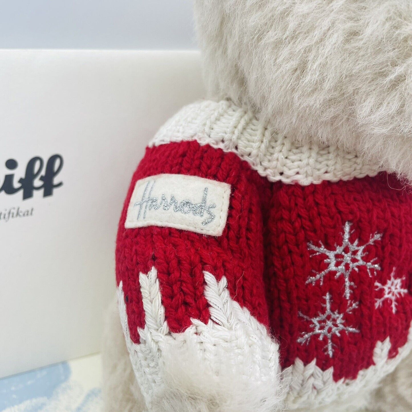 Steiff Teddybär Oscar für Harrods 663055 limitiert 1500 aus 2008 Alpaca 32cm