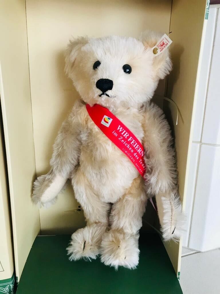 Steiff Tier 650901 Exklusiv Vedes Teddy Bär Blond 42 cm OVP limitierte Auflage