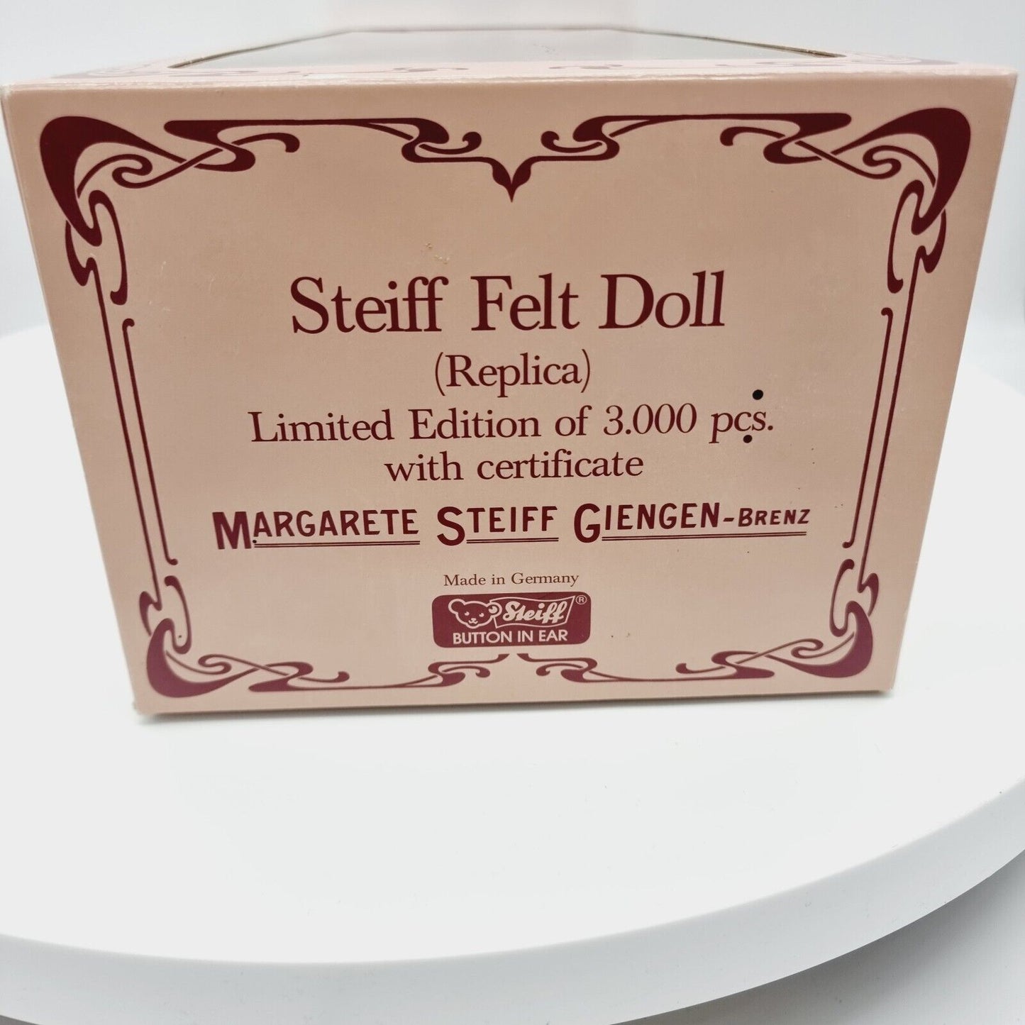 Steiff 9110/43 Filzpuppe Bäuerin Replica 1912 limitiert 3000 aus 1987 43 cm