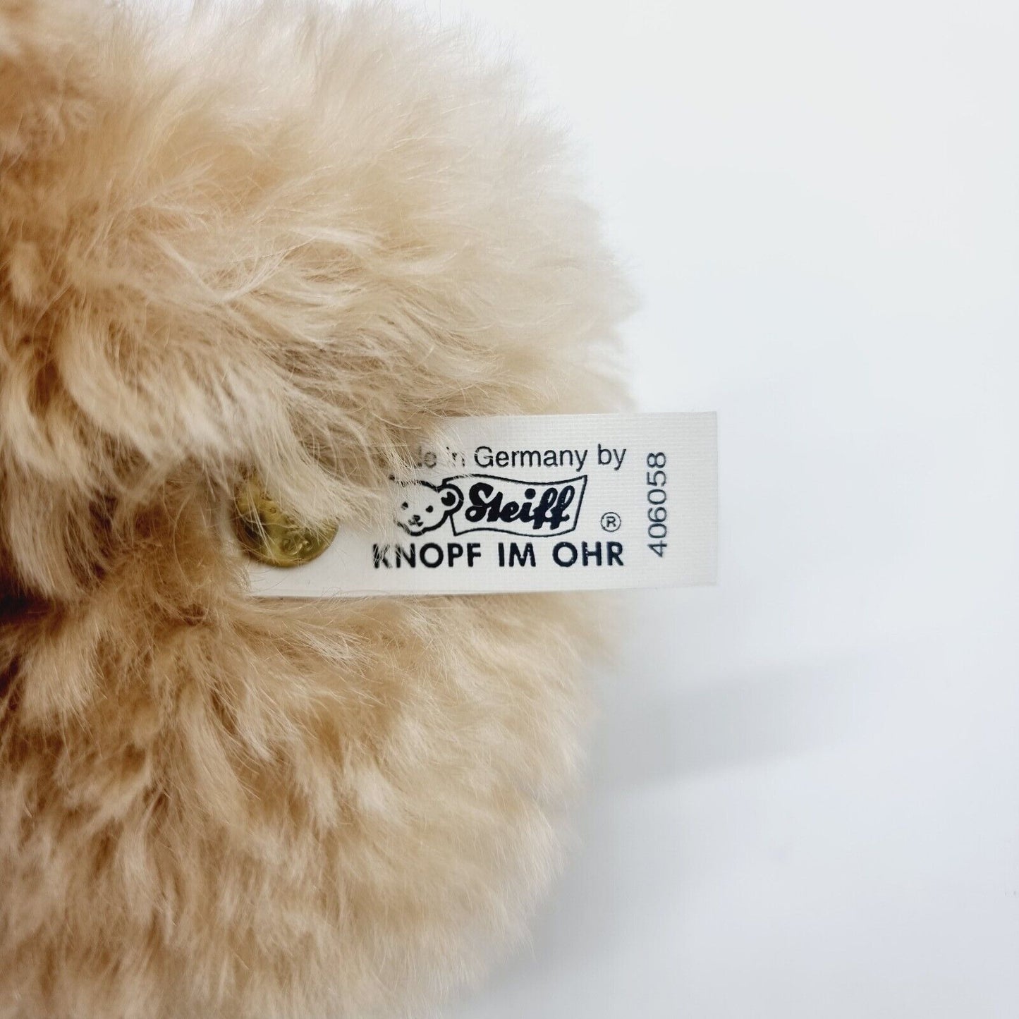 Steiff 406058 Teddybär 1909 blond 65cm limitiert 5000 Replica 1995 Zertifikat