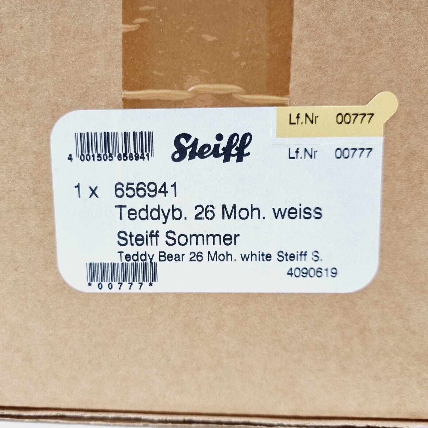 Nr. 777 Steiff Teddybär Sommer 2009 656941 limitiert 2009 26cm Mohair