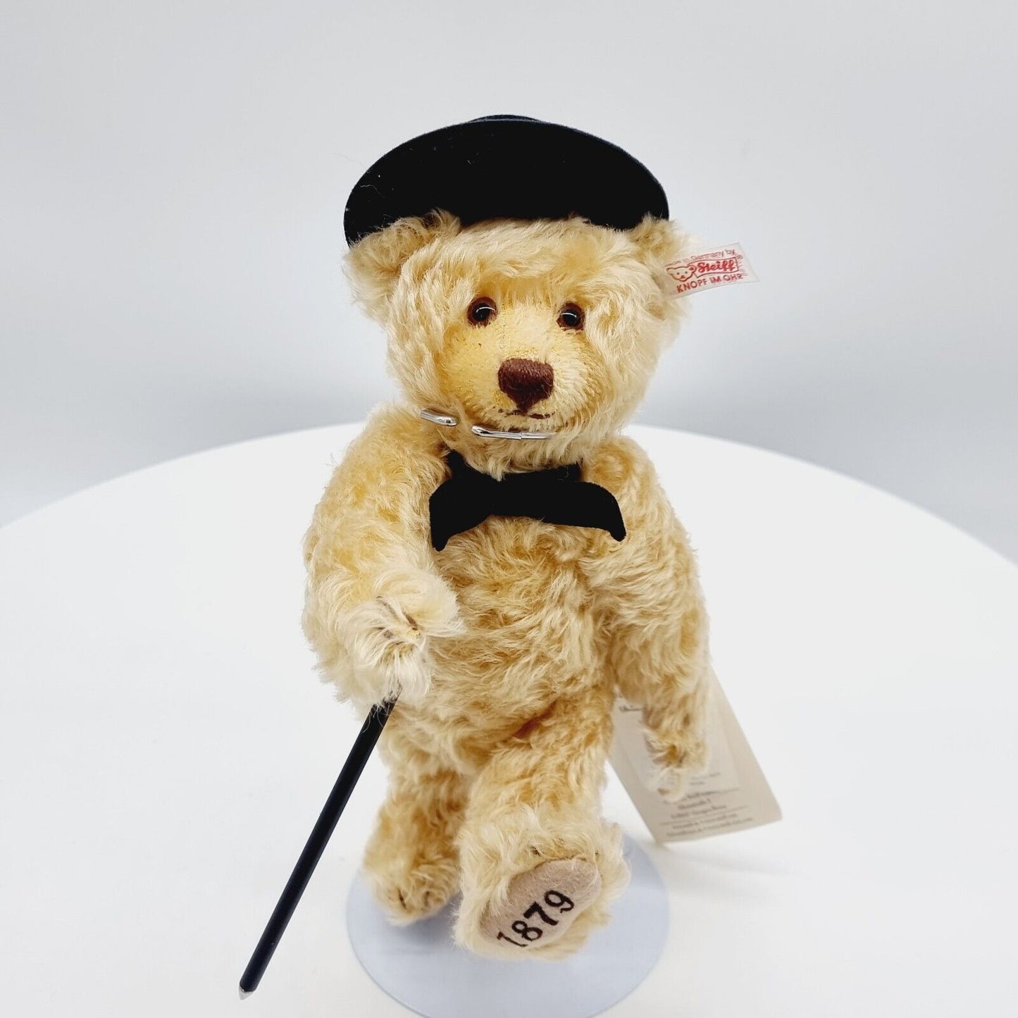 Nr. 111! Steiff 655746 Teddybär Leonhard 125 Jahre Jubiläum limitiert Gehstock
