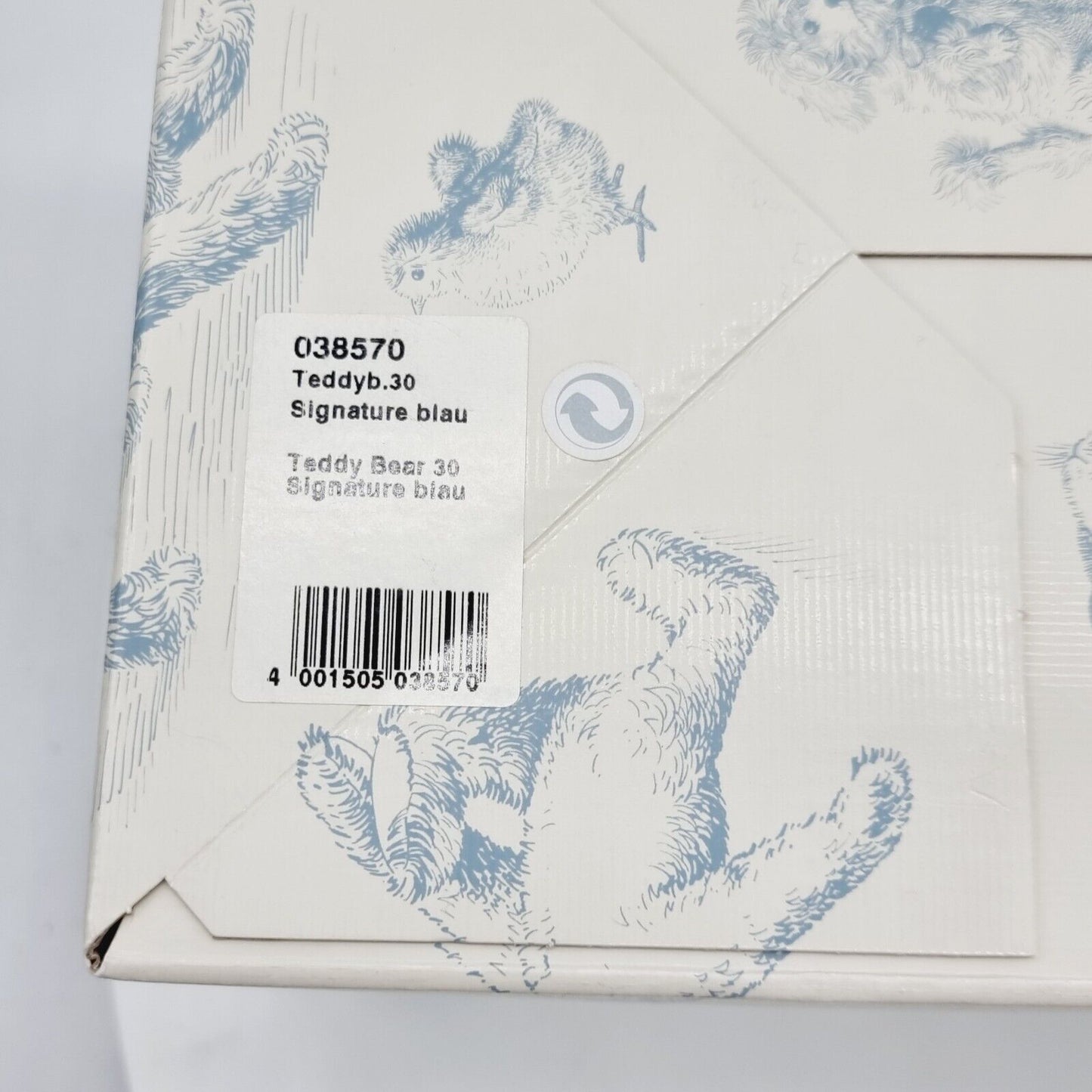 Steiff 038570 Teddybär Signature blau 30 cm limit. Auflage 2008 Stück Jahr 2008