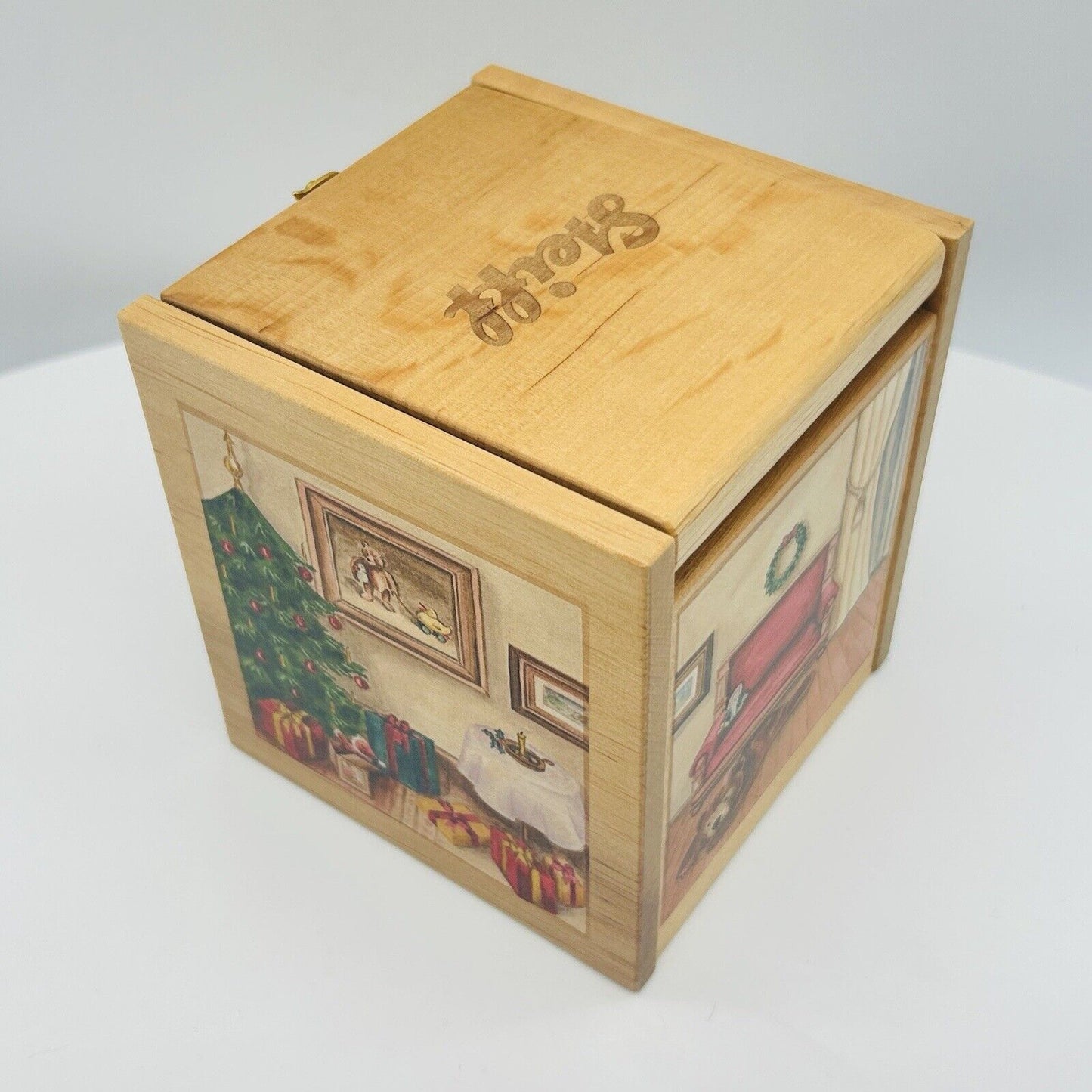 Steiff 038419 Santa in the box limitiert 1500 aus 2007 23 cm Mohair