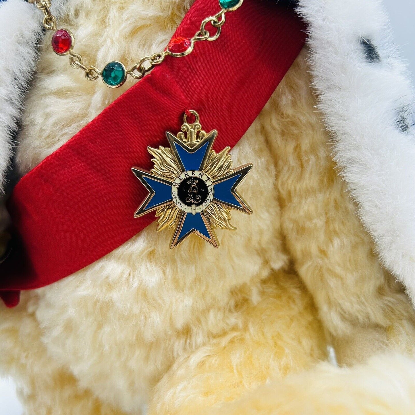 Steiff 657023 Teddybär König Ludwig limitiert 1000 aus 2009 30 cm Mohair