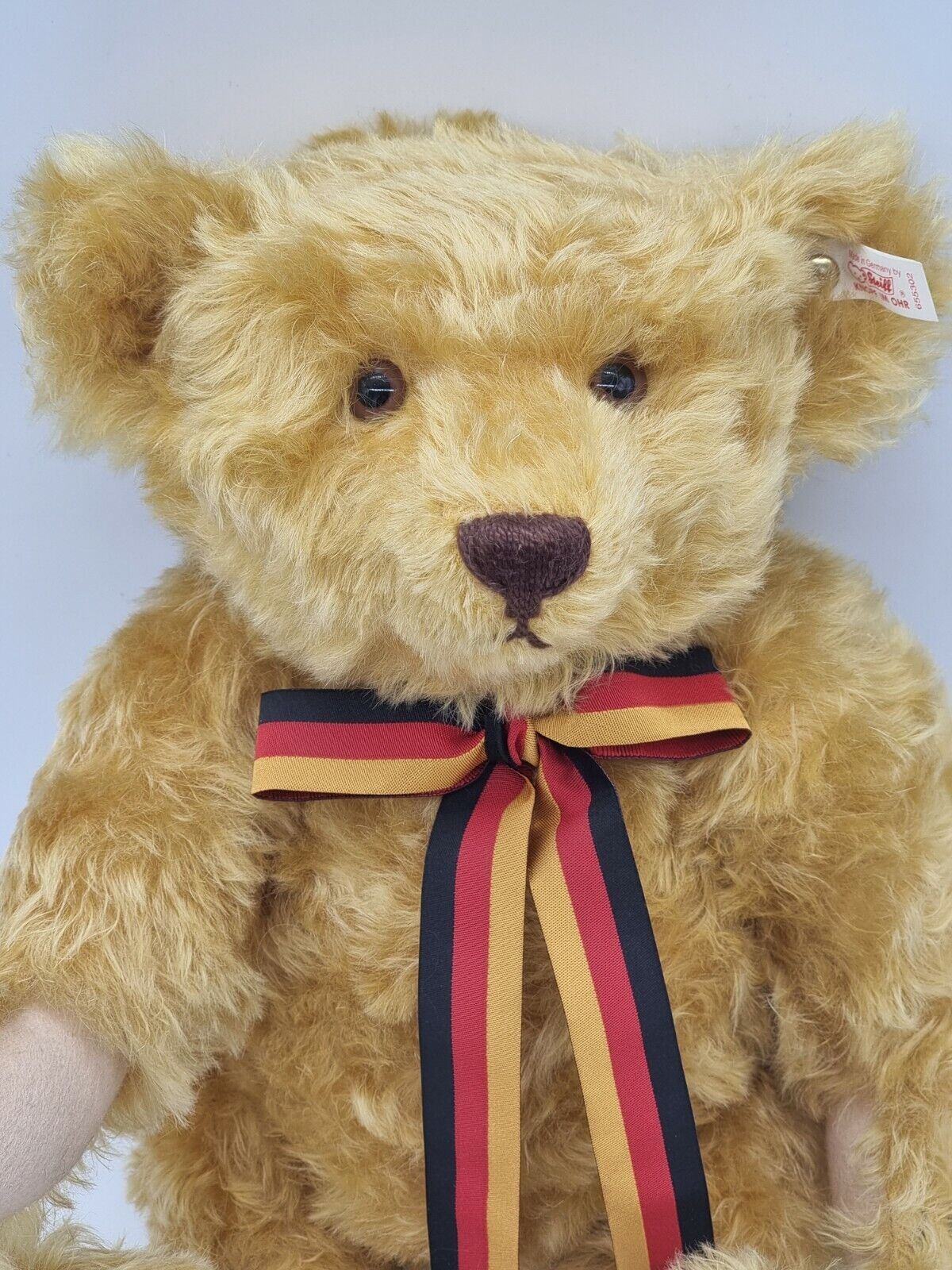 Steiff Teddybär Andreas 40 cm 655302 Zertifikat 1997 OVP Mohair Brummstimme