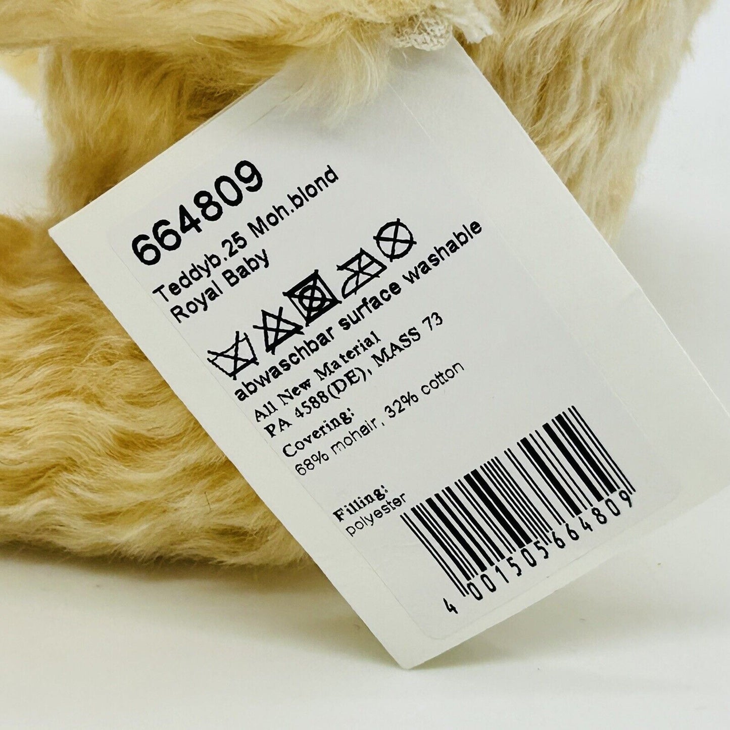 Steiff 664809 Teddybär Royal Baby Charlotte limitiert bis Ende 2015 25 cm