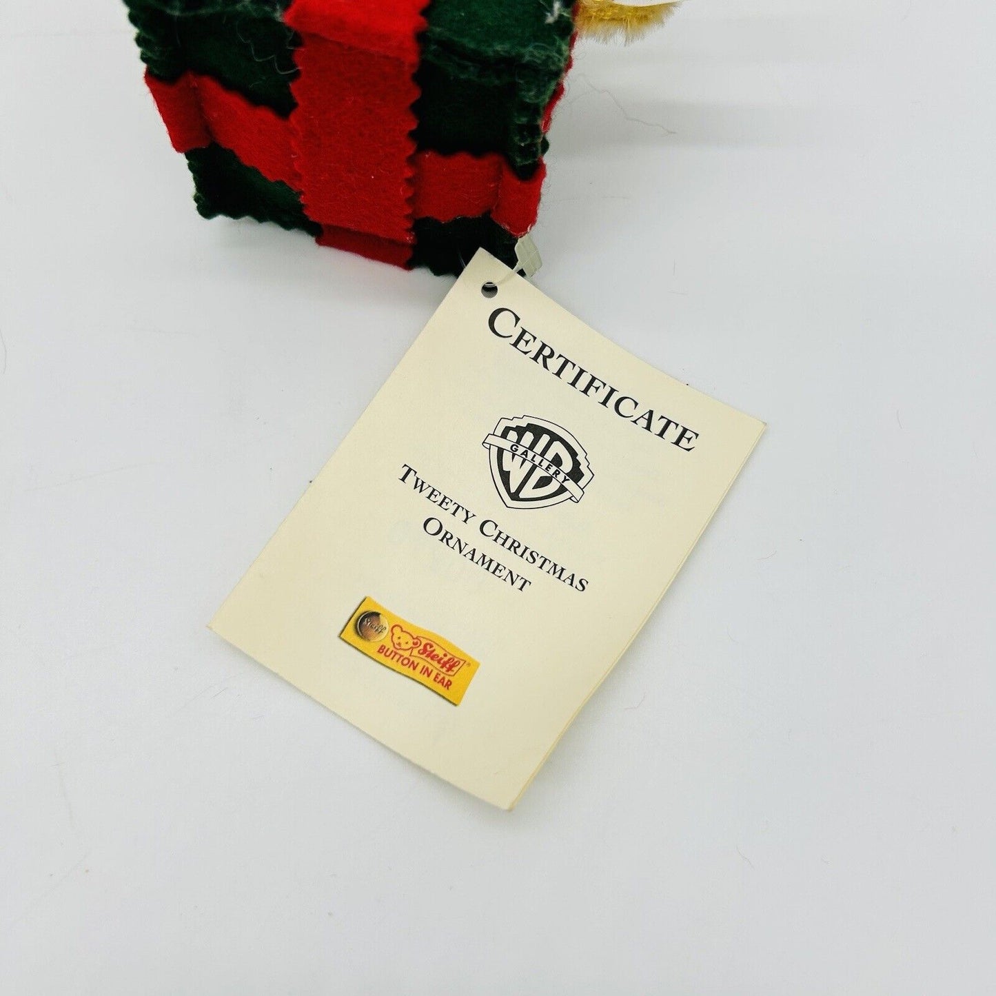 Steiff 666186 Tweety Ornament aus Looney Tunes limitiert 2500 12 cm Mohair