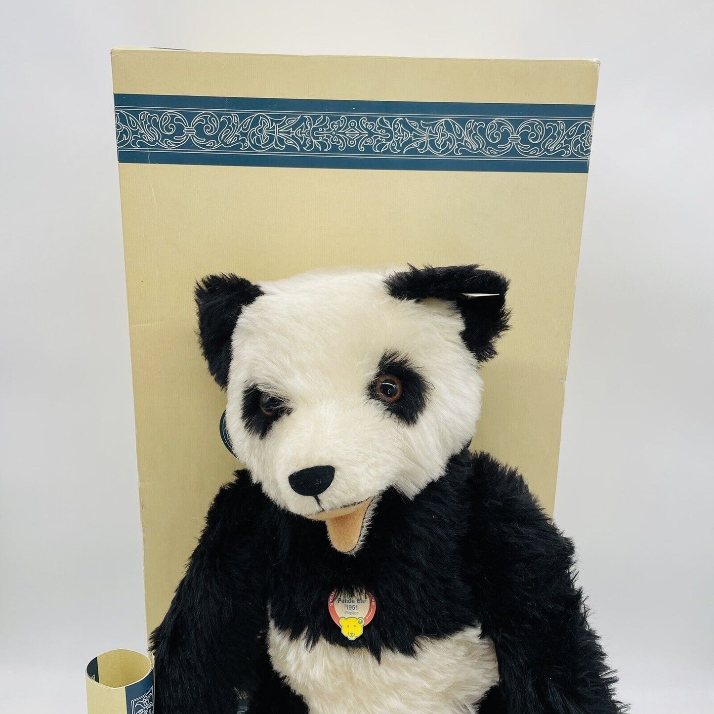 Steiff Panda Bär Replica 1951 408335 limitiert 3000 aus 1995 50cm Mohair