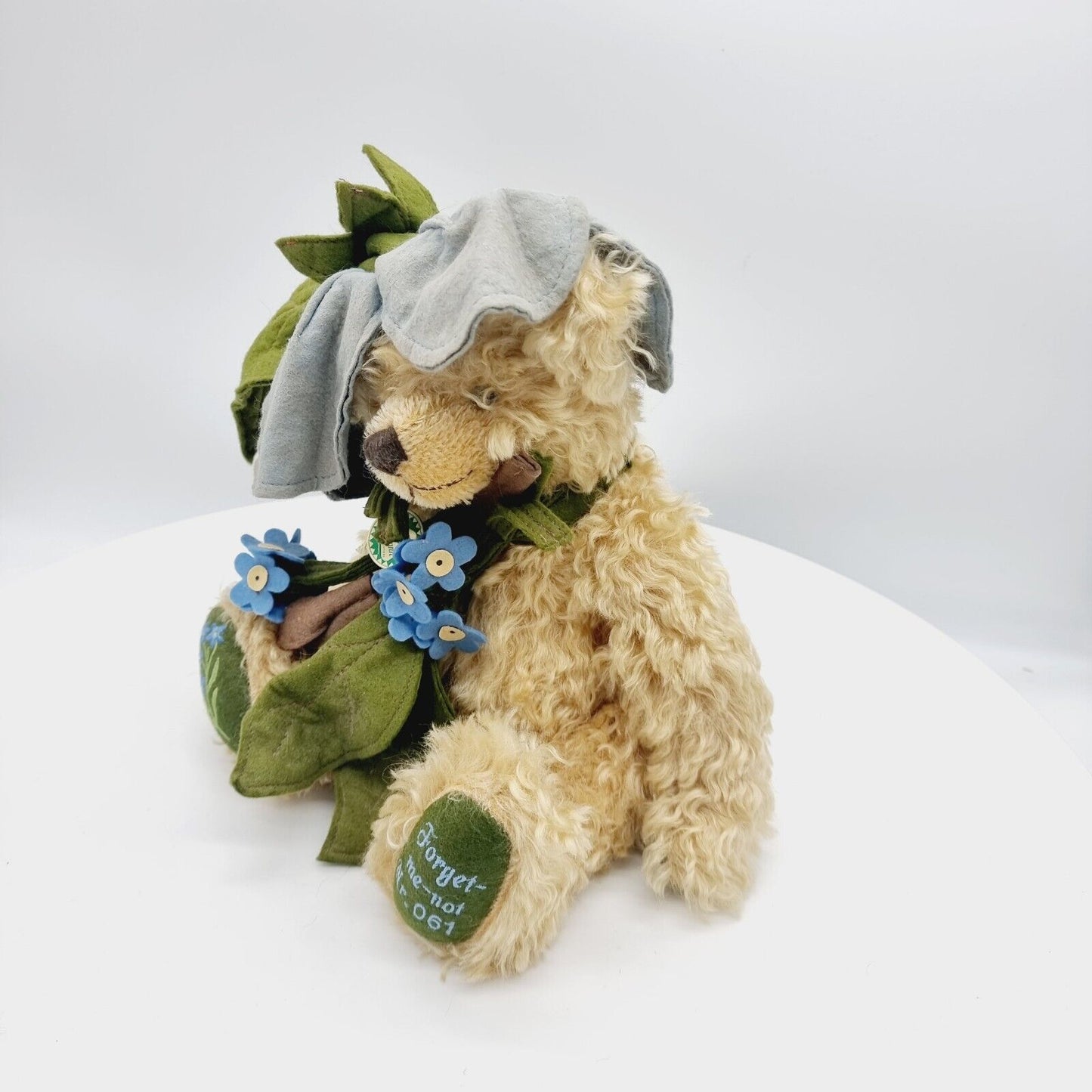 Hermann Coburg Teddybär Blumenkinder Vergissmeinnicht limitiert 500