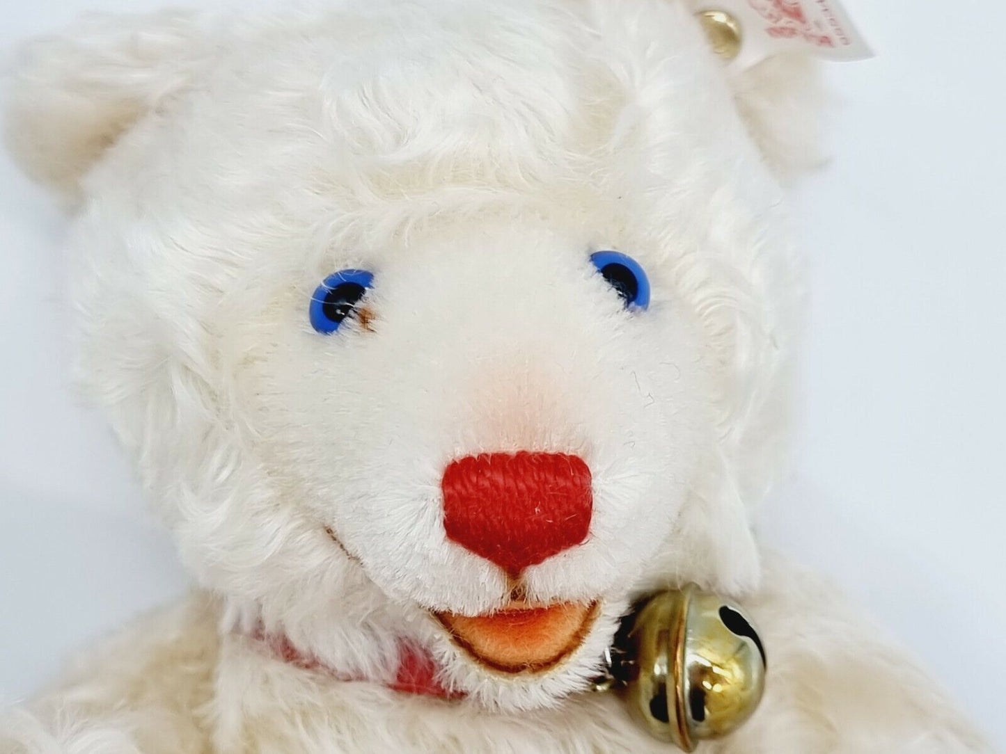 Nummer 00001 - Steiff Teddybär Baby Whitey 29 cm 655340 Zertifikat Festival 1998