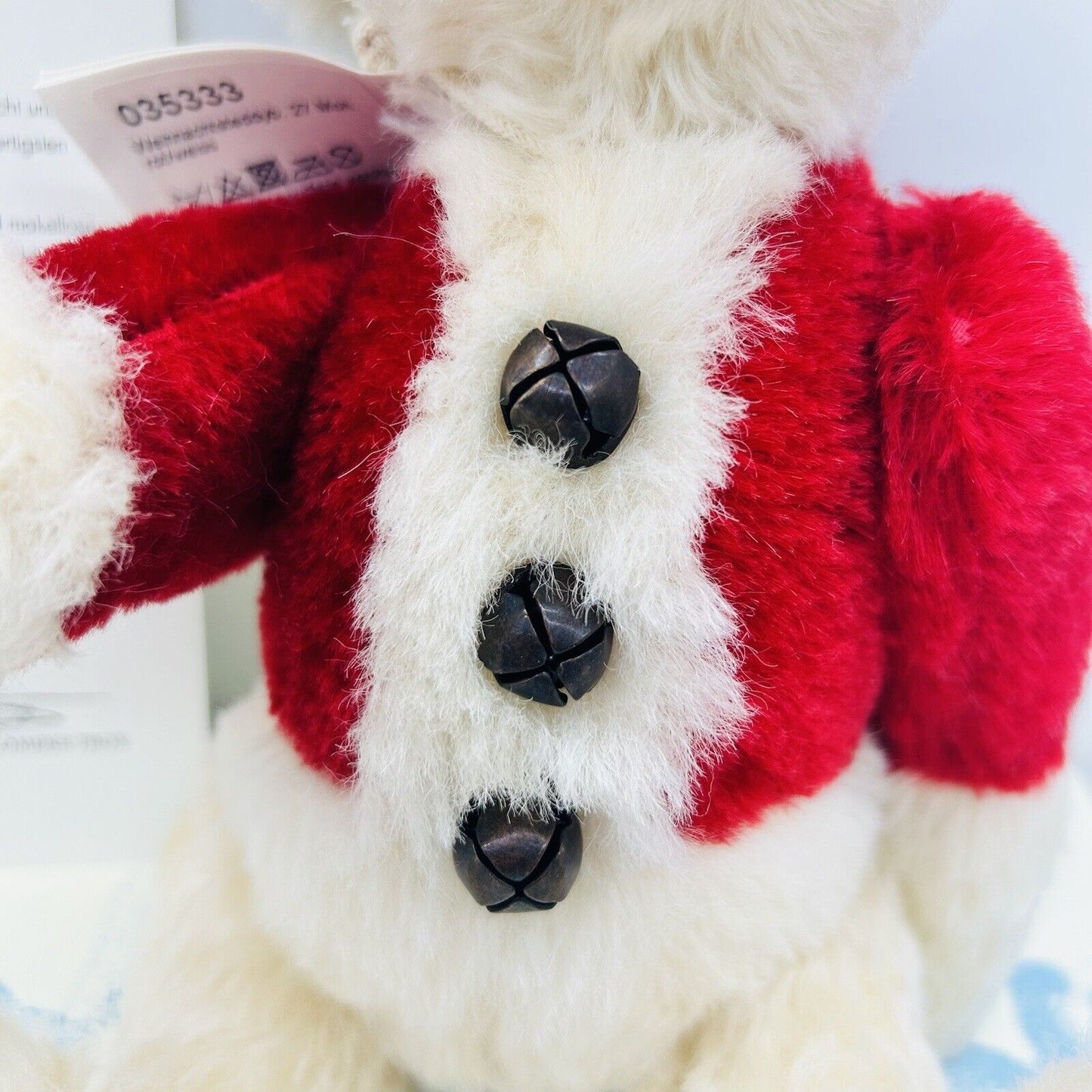 Steiff 035333 Weihnachtsteddybär limitiert 2012 aus 2012 27 cm Mohair