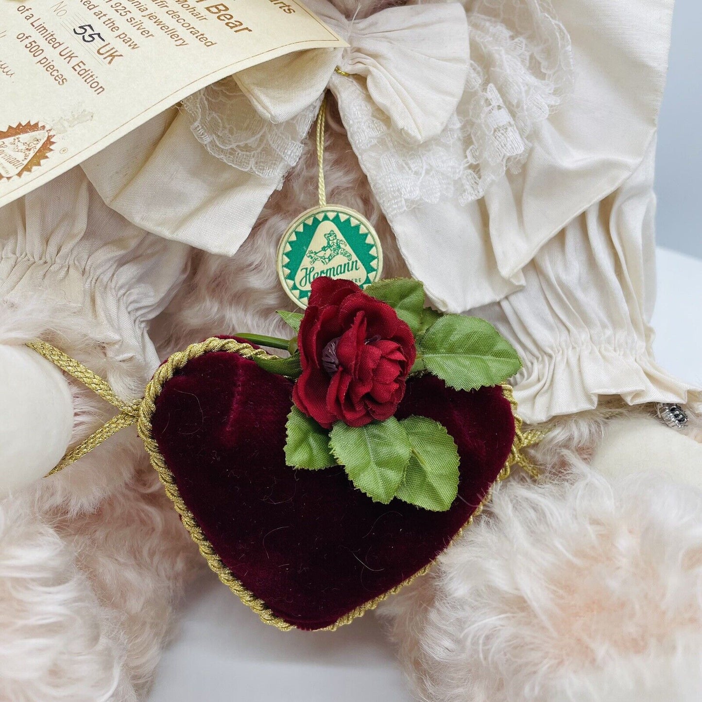 Hermann Coburg Teddybär Prinzessin Diana Memorial UK mit Swarovski