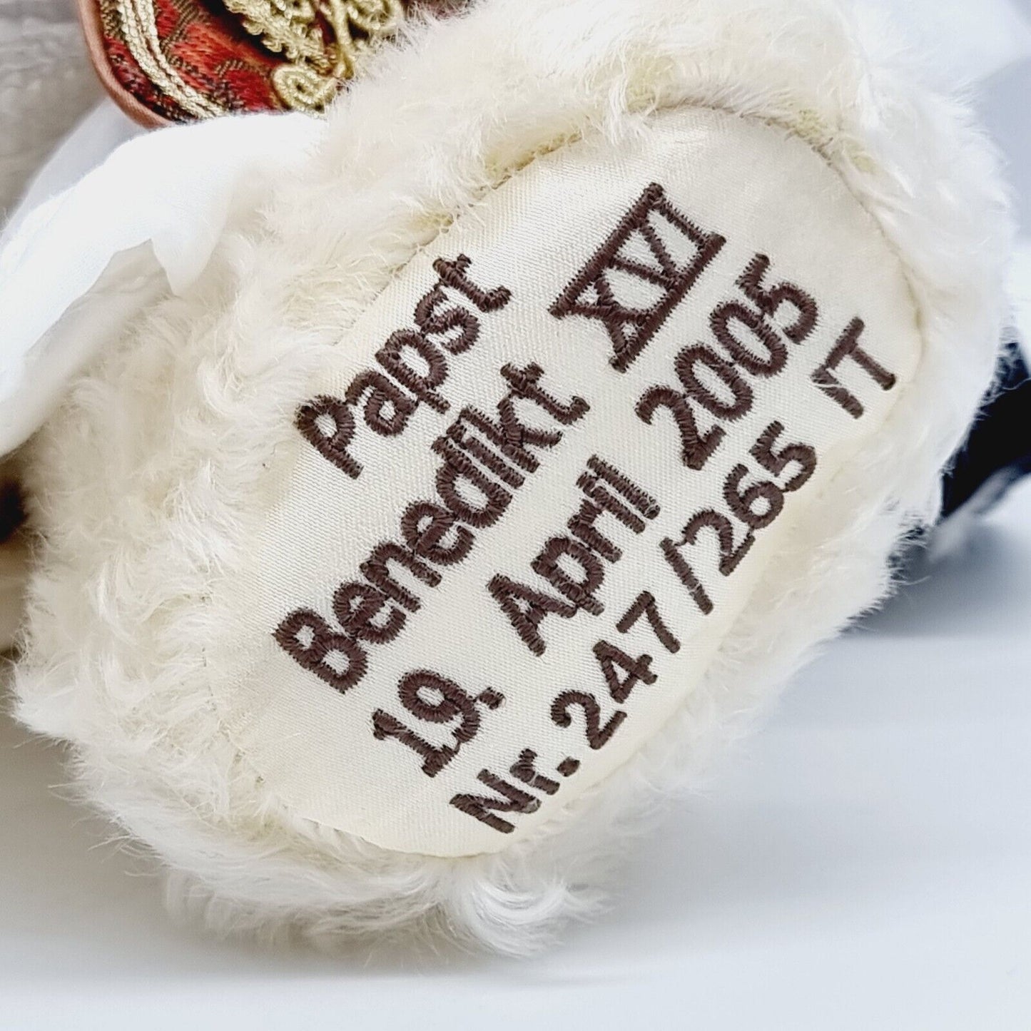 Hermann Coburg Teddybär Papst Benedikt XVI Ratzinger limitiert 265 42 cm