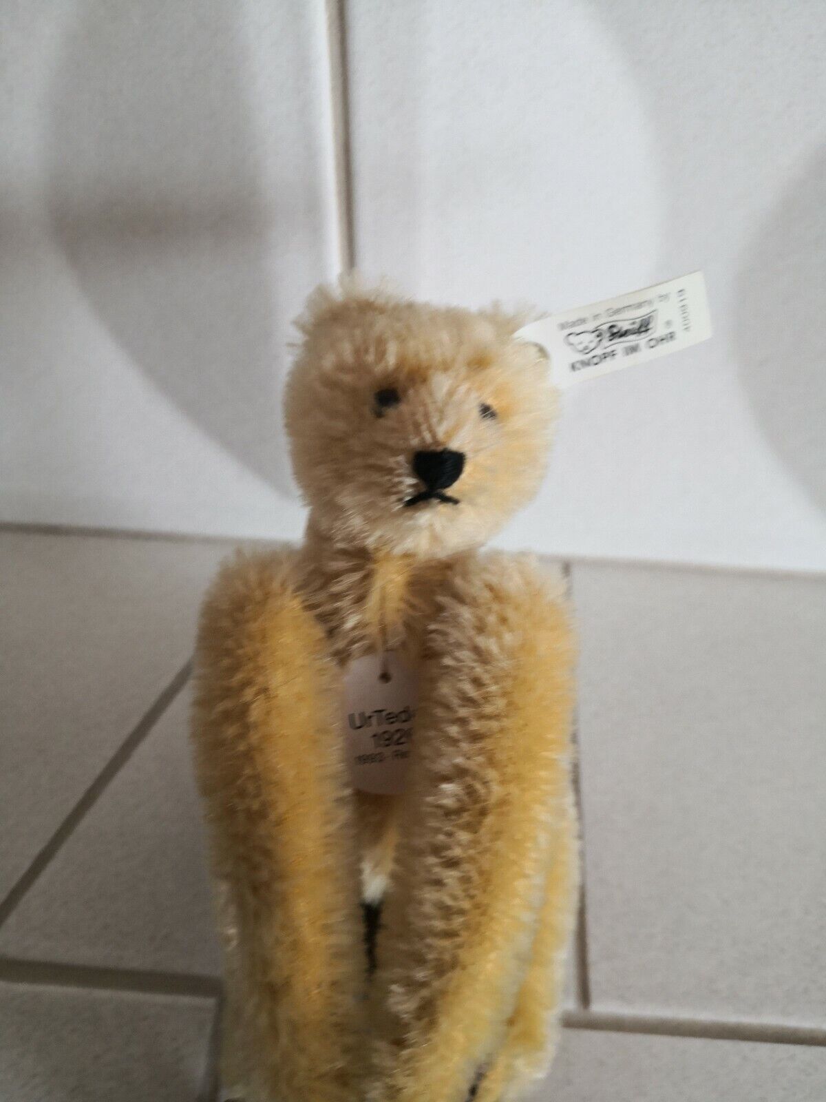 Steiff Ur-Teddy 1926, Museum-Collection, limitierte Auflage 1993 Replica