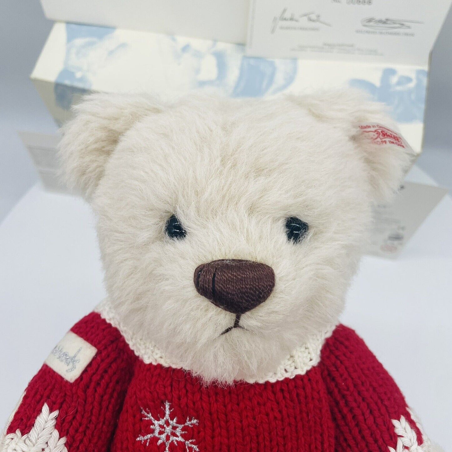 Steiff Teddybär Oscar für Harrods 663055 limitiert 1500 aus 2008 Alpaca 32cm