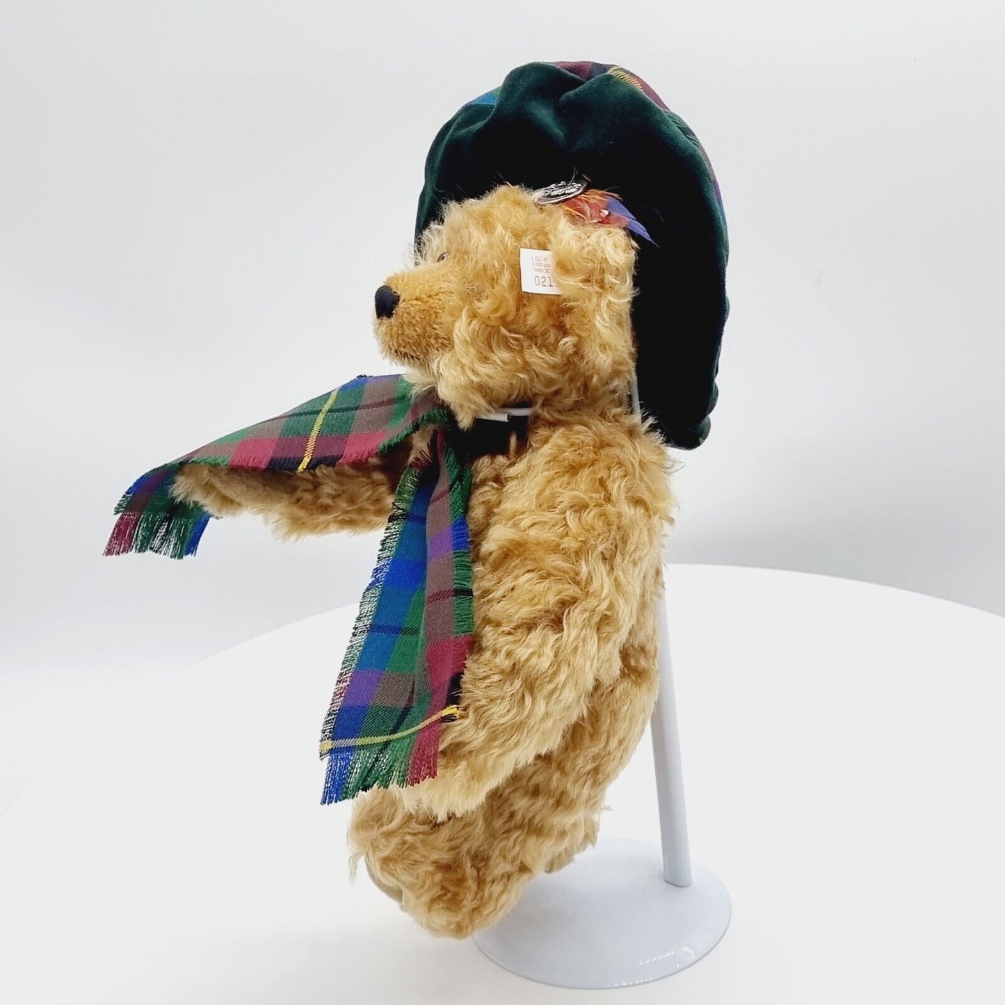 Steiff 654732 Scottish Bear blond 30 cm Jahr 1999 limitiert 3000 Great Britain