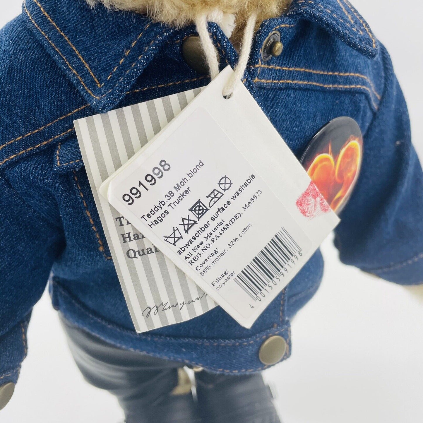 Steiff Teddybär Hagos 991998 limitiert 600 aus 2019 38cm Mohair