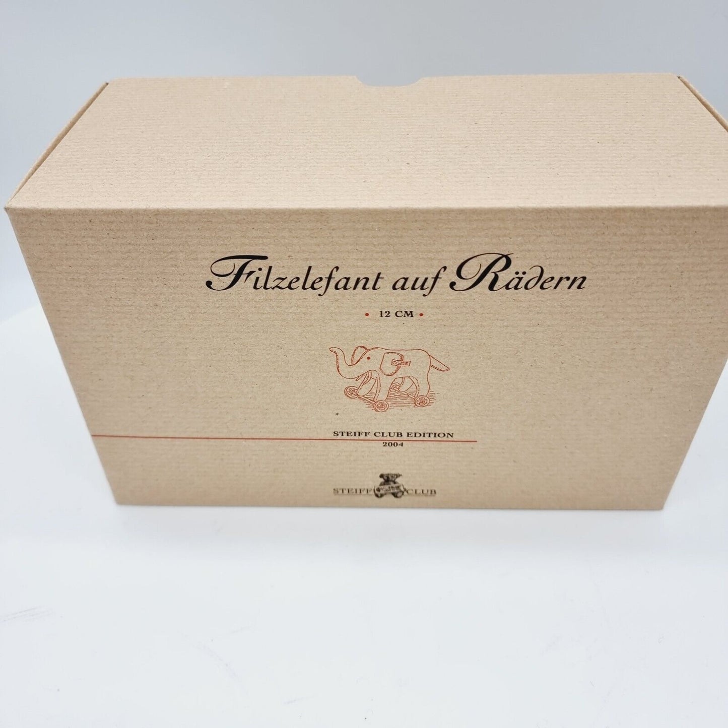 Steiff 420412 Filzelefant auf Rädern 12 cm Club Edition 2004