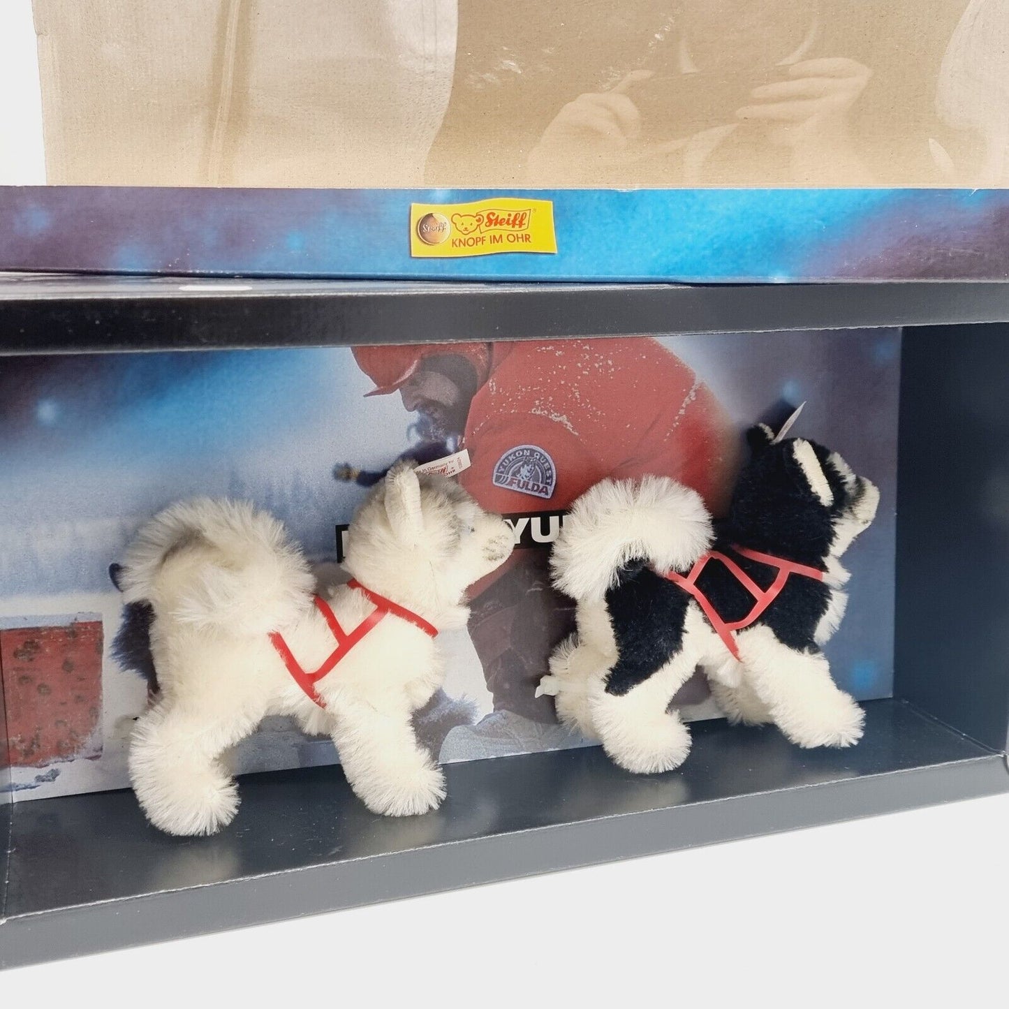Steiff 038624 Fulda Husky Set 2 x 15 cm Tiere OVP