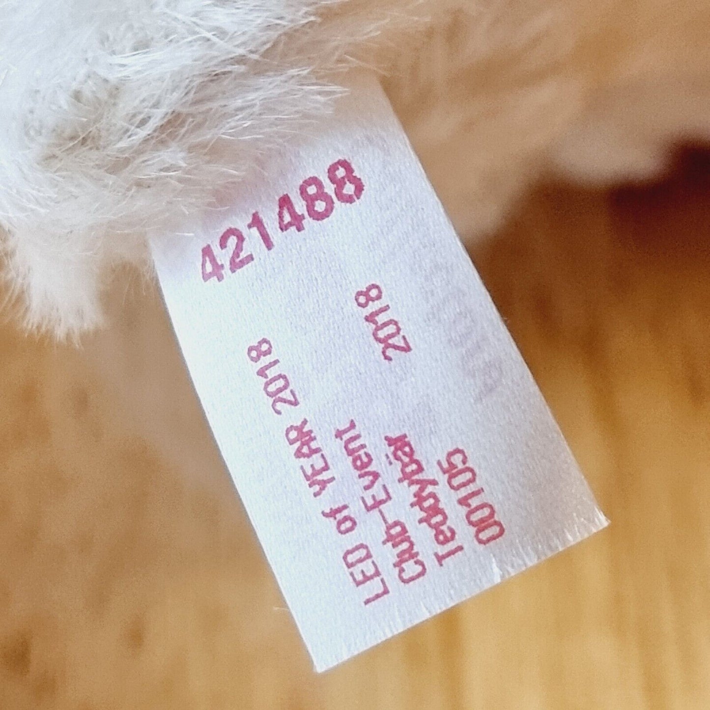 Steiff 421488 Club-Event Teddybär 2018 mit Schleife I love Steiff