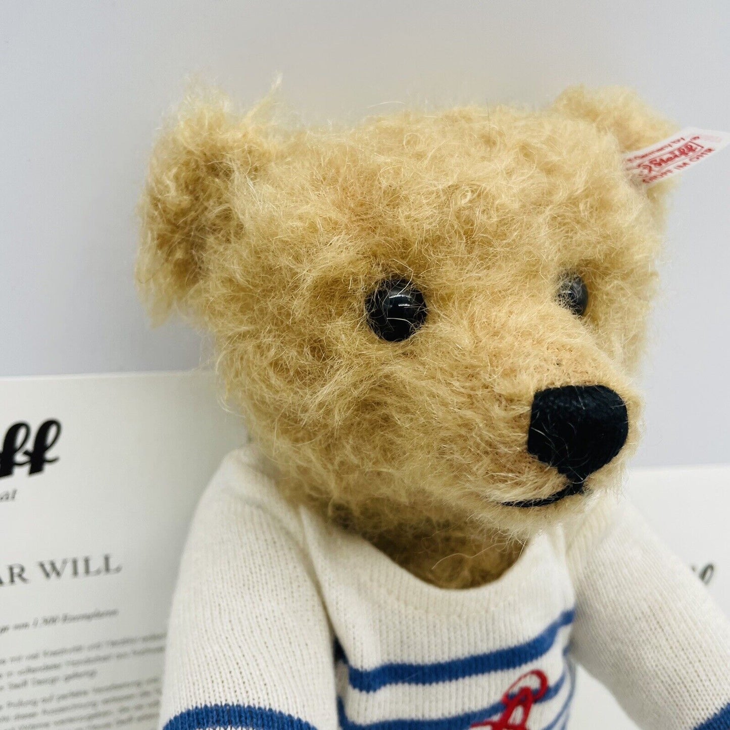 Steiff Teddybär Will 035807 limitiert 1500 aus 2012 28cm Mohair