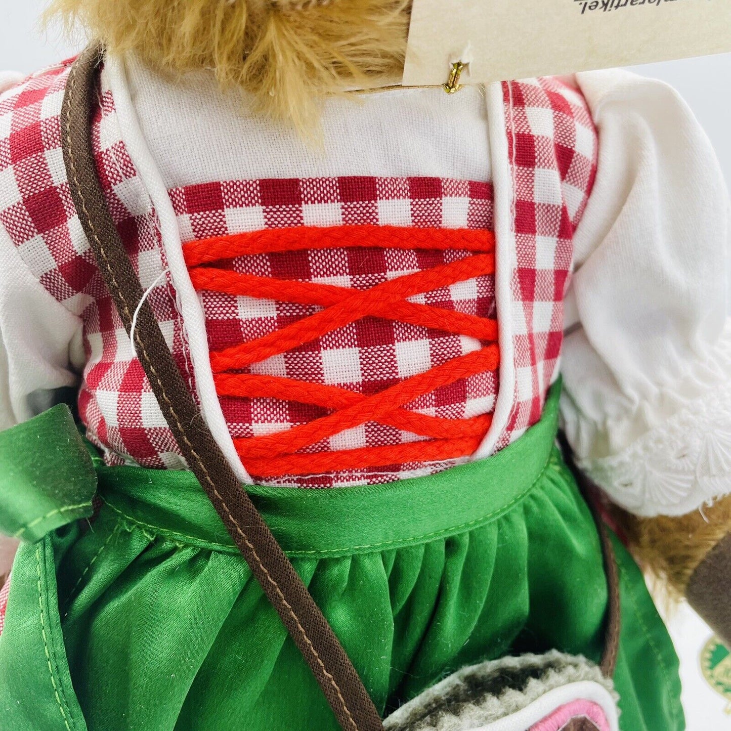 Hermann Coburg Teddybär Oktoberfest Trachten-Rosi mit Dirndl limitiert 50 35cm
