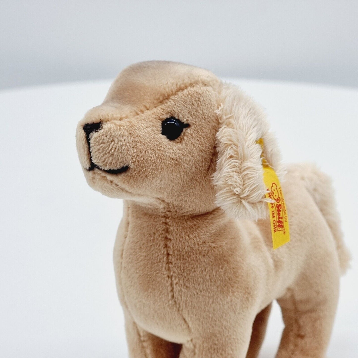Steiff 683534 Hund beige stehend für FAO Schwarz 14 cm Plüsch
