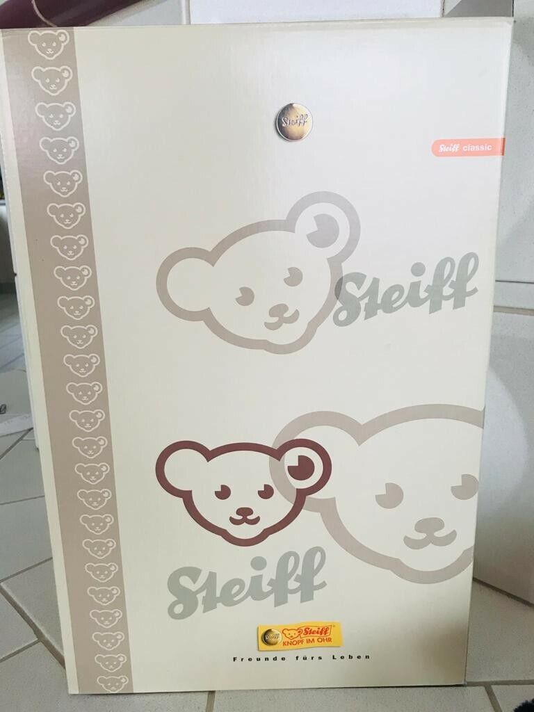 Steiff 420825 Teddy 40cm Club Bär 2008 schwarz Limited Zertifikat OVP limitiert