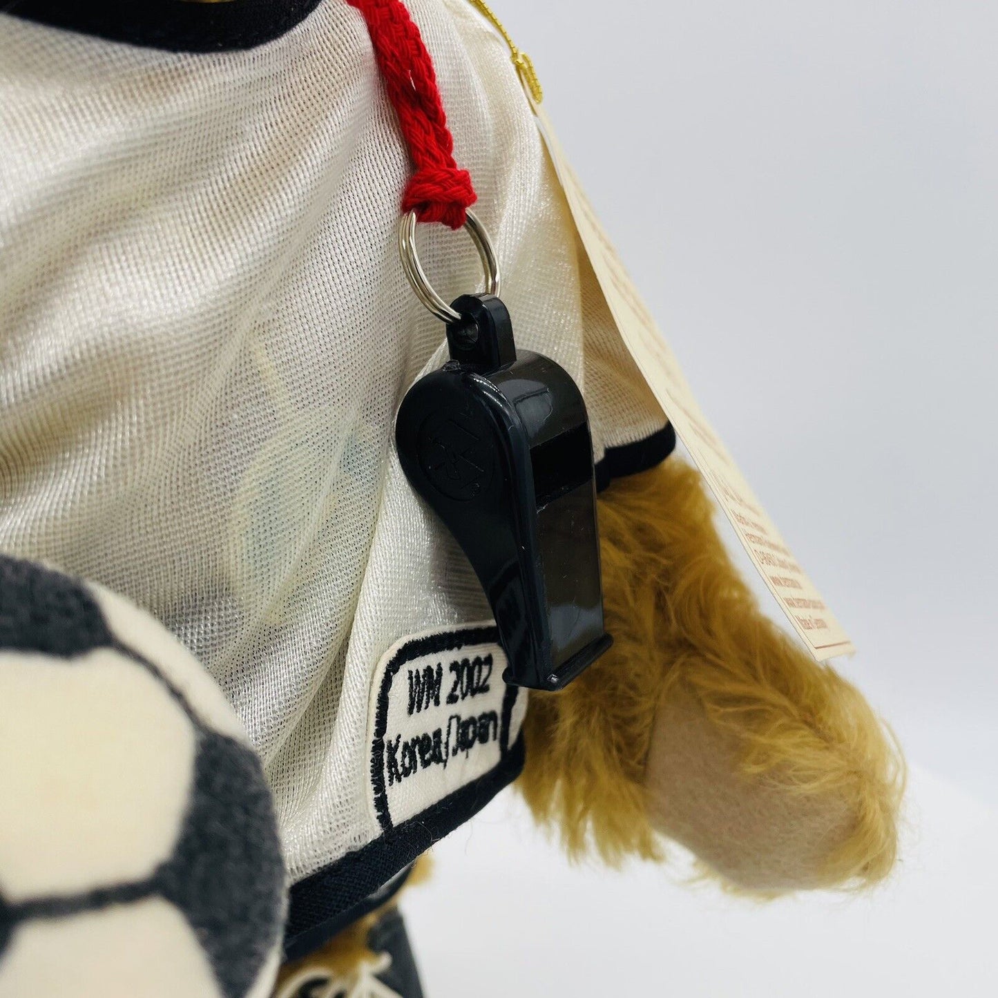 Hermann Coburg Teddybär Soccer Bear Schiedsrichter limitiert 1000 Mohair