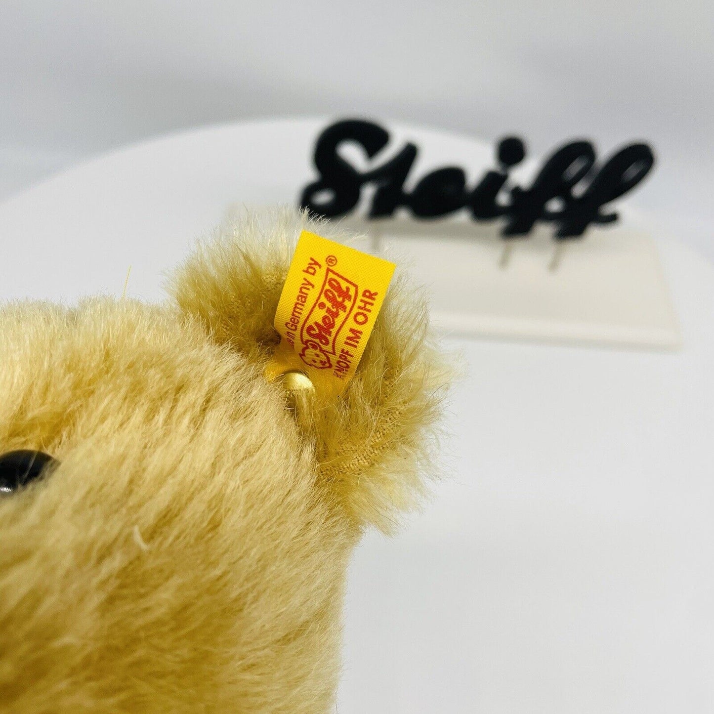 Steiff Classic Teddybär Buchstütze 606267 23cm Mohair
