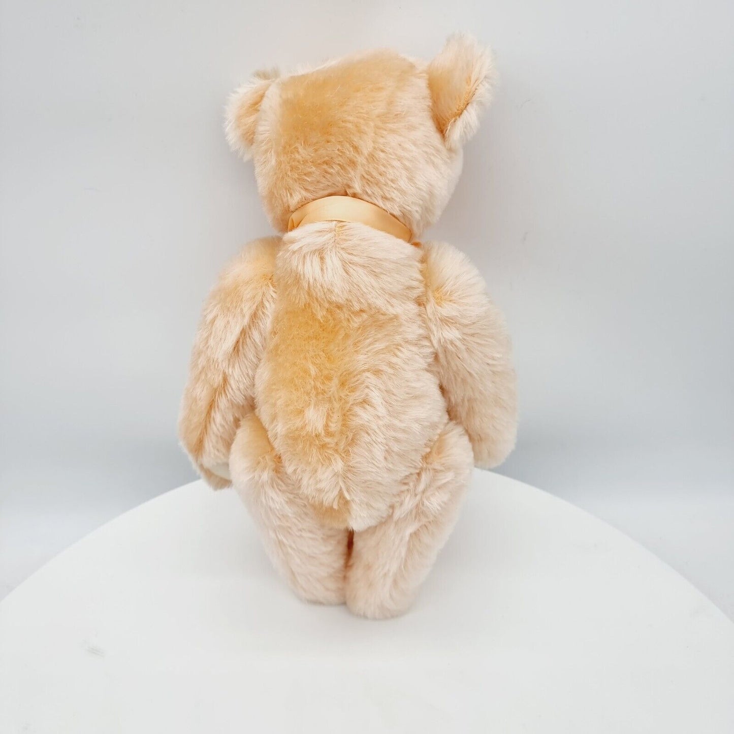 Steiff Teddybär Apricot 38 cm mit Halsband B-Ware mit blankem Knopf