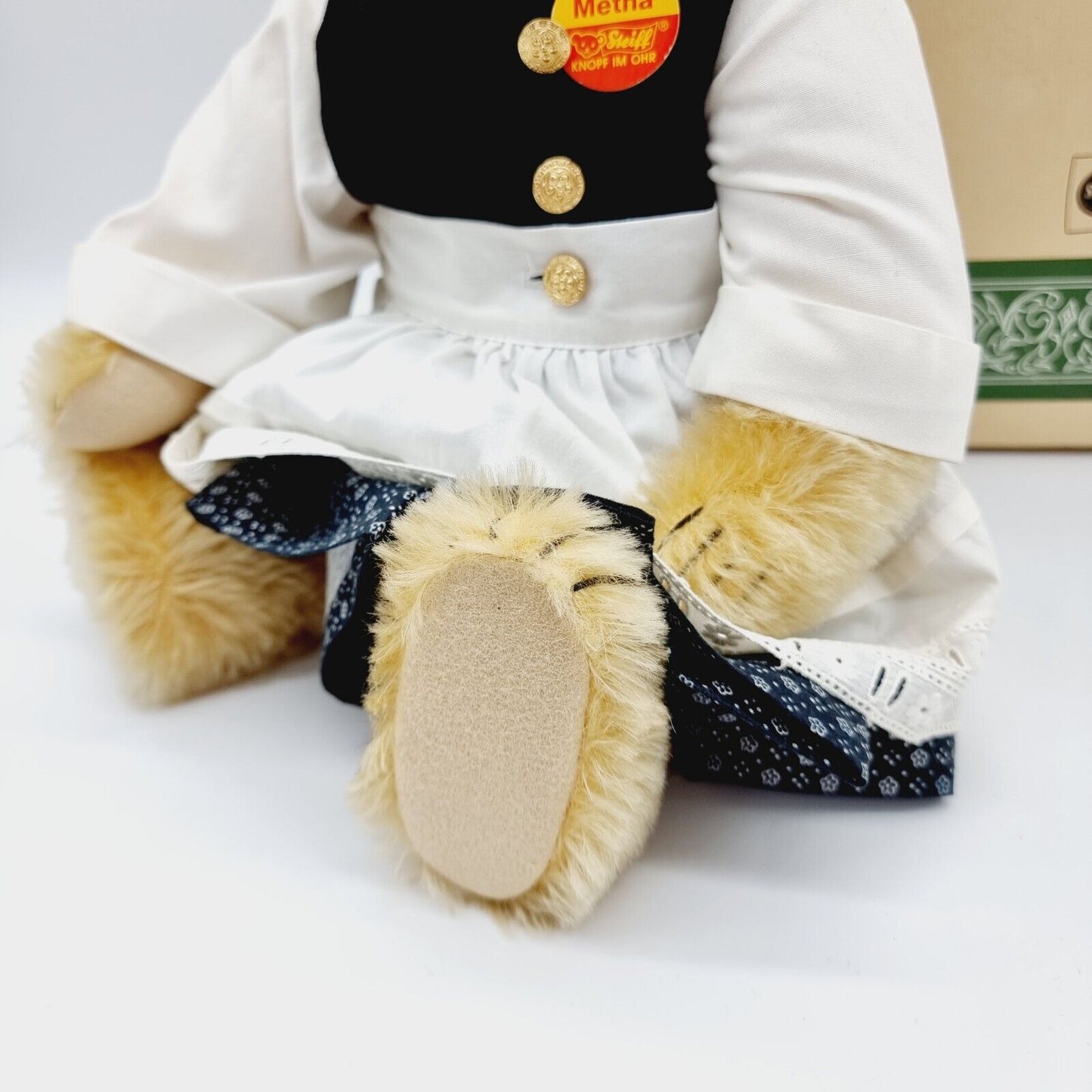 Steiff Teddybär Metha Fischerin 655210 Alsterhaus 42 cm 1996 limitiert 1500