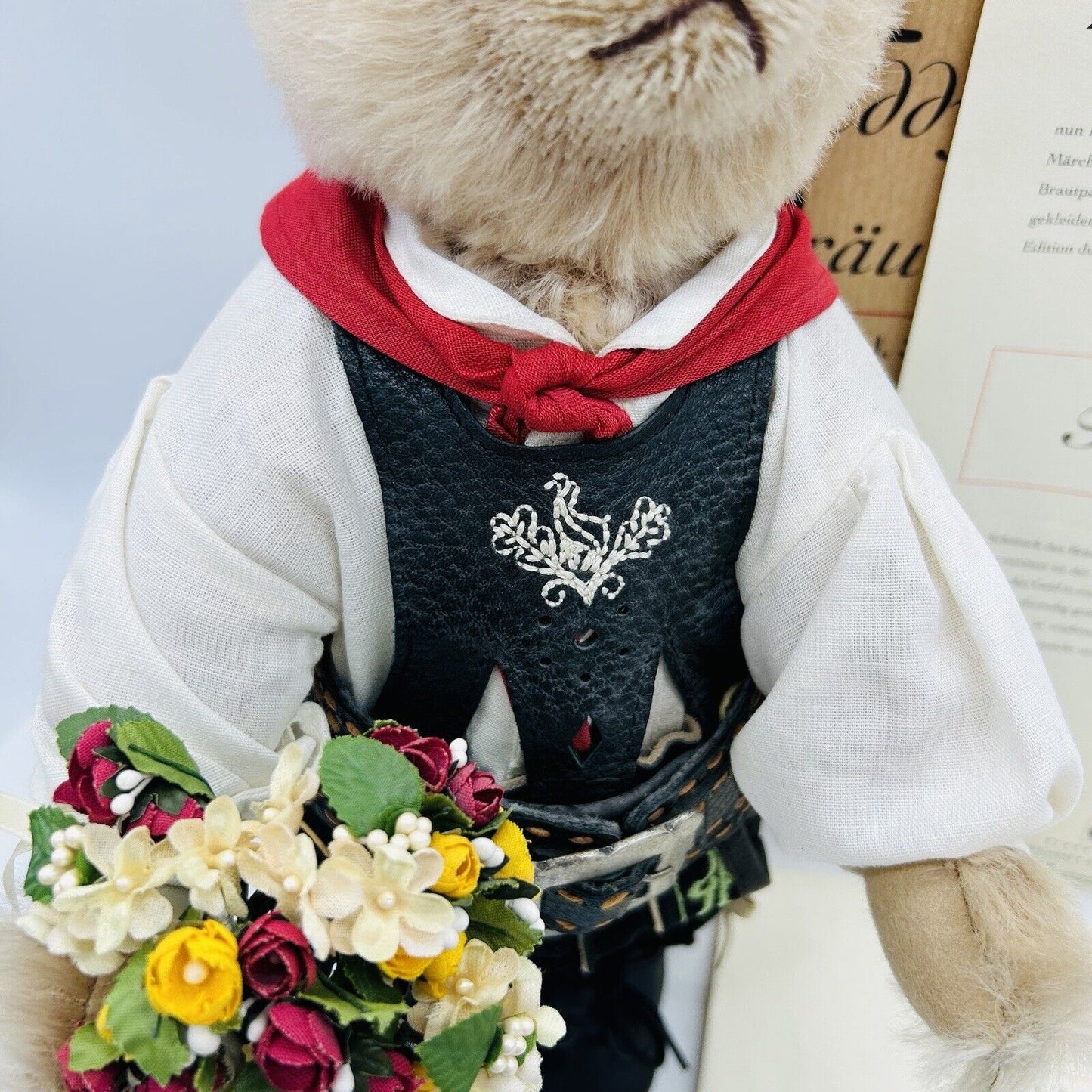 Steiff 038020 Bräutigam aus der Hochzeitsgesellschaft limitiert 500 34 cm Mohair