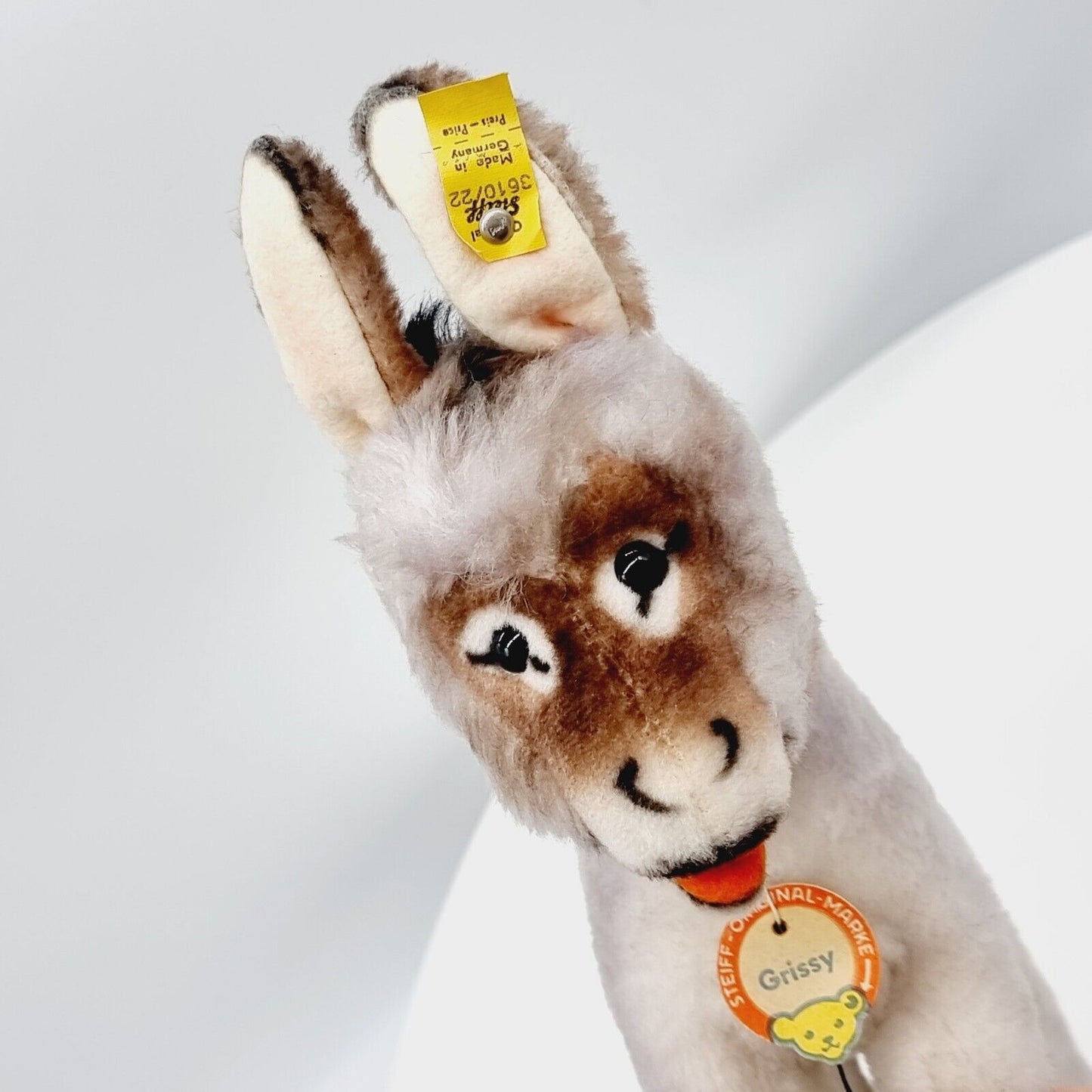 Steiff 3610/22 Grissy Esel 22 cm Dralonplüsch 1968 - 1976