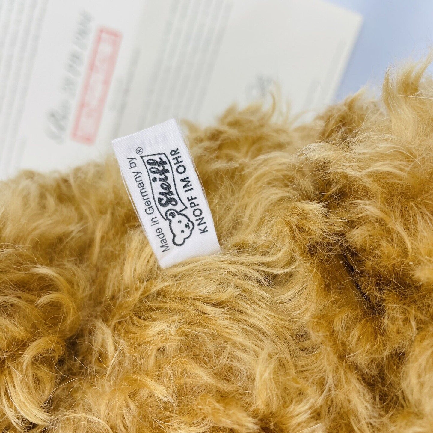 Steiff Replica Teddybär 28 PB 1904 404115 limitiert 7000 Mohair