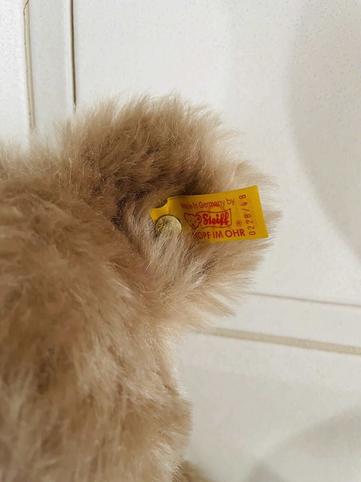 Steiff Tier Teddybär Brummbär mit Stimme EAN 011627 Sammler 0228/48 Mohair KFS