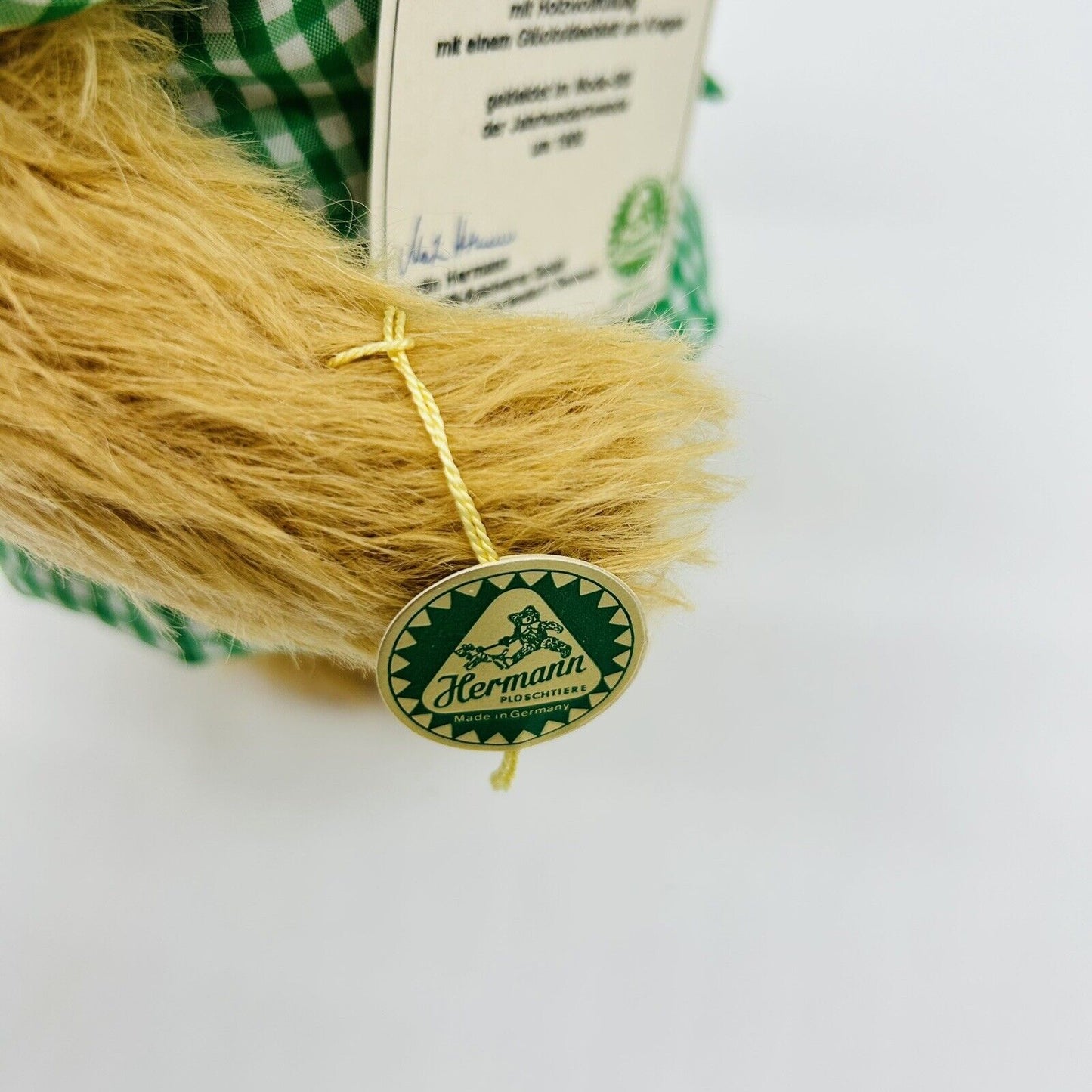 Hermann Coburg Teddybär Glückskind Unikat 32 cm Mohair