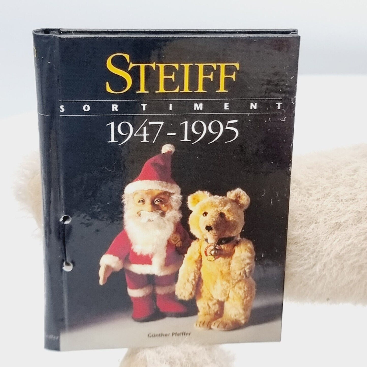 Steiff Jubiläumsbär Sorty mit Buch 655944 weiß 30 cm limitiert 1500 Jahr 2005