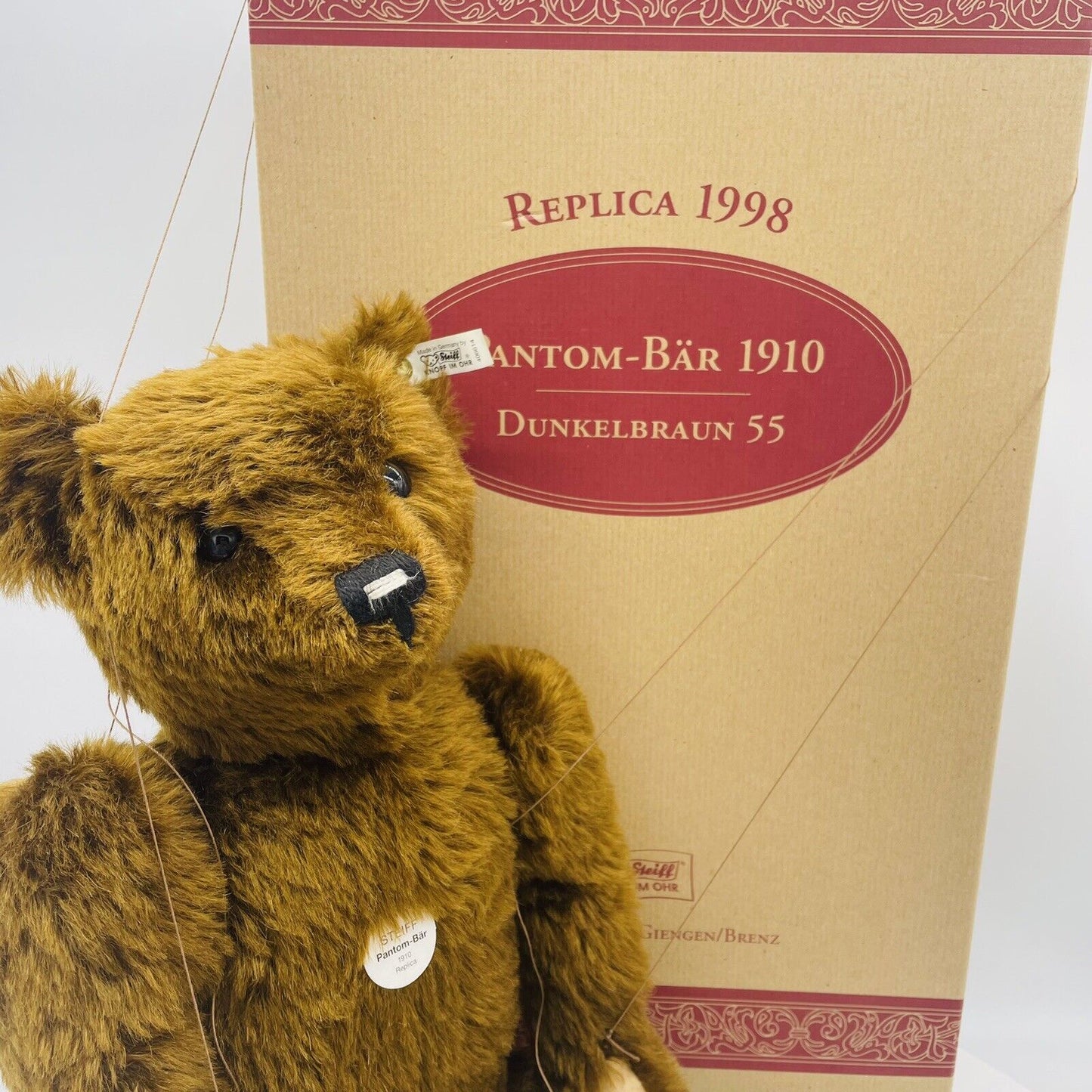 Steiff Teddybär Pantom 406614 limitiert 4000 aus 1998 55cm Mohair
