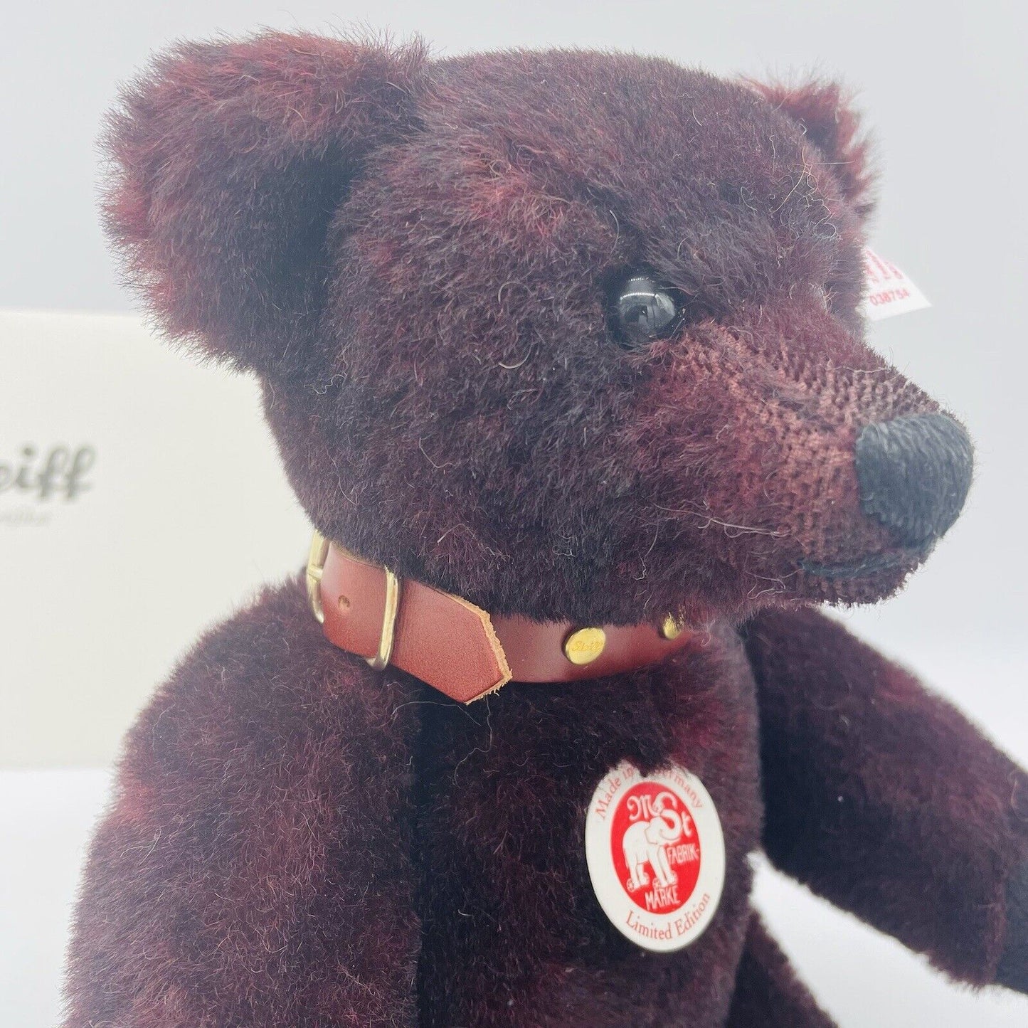 Steiff Teddybär Bordeaux 038754 limitiert 2009 aus 2009 32cm Mohair