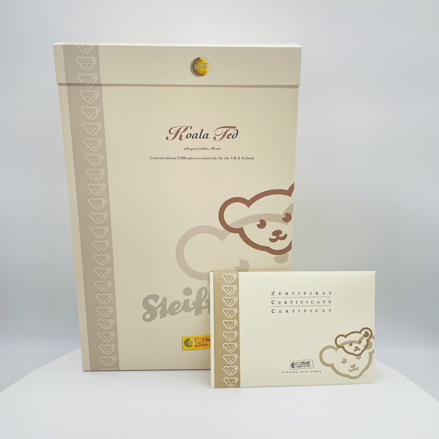 Steiff Teddybär Koala Ted limitiert 2000 aus 2005 UK und Irland exklusiv 40cm