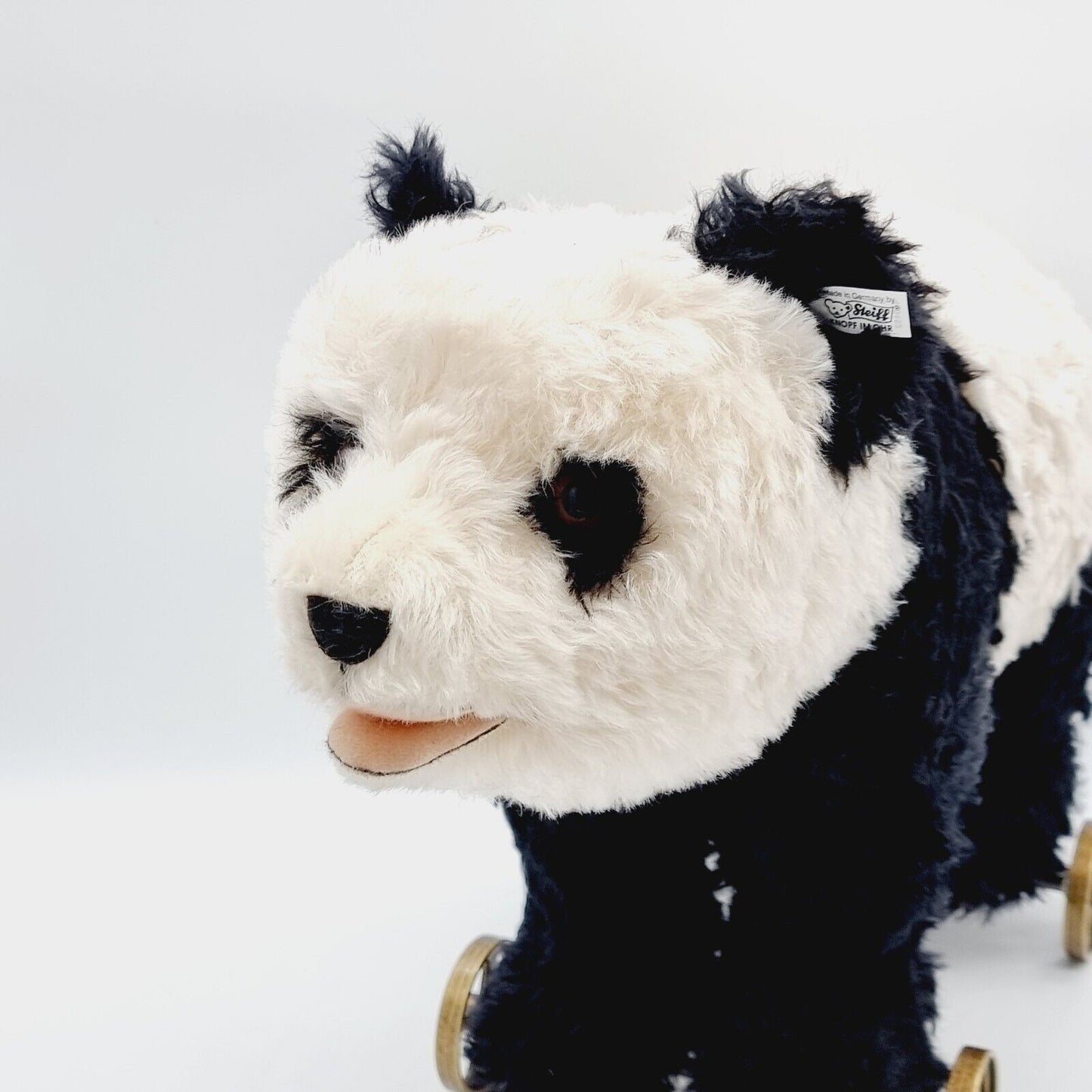 Steiff Panda auf Rädern Replica 1938 400452 limitiert 1000 aus 2008 50cm
