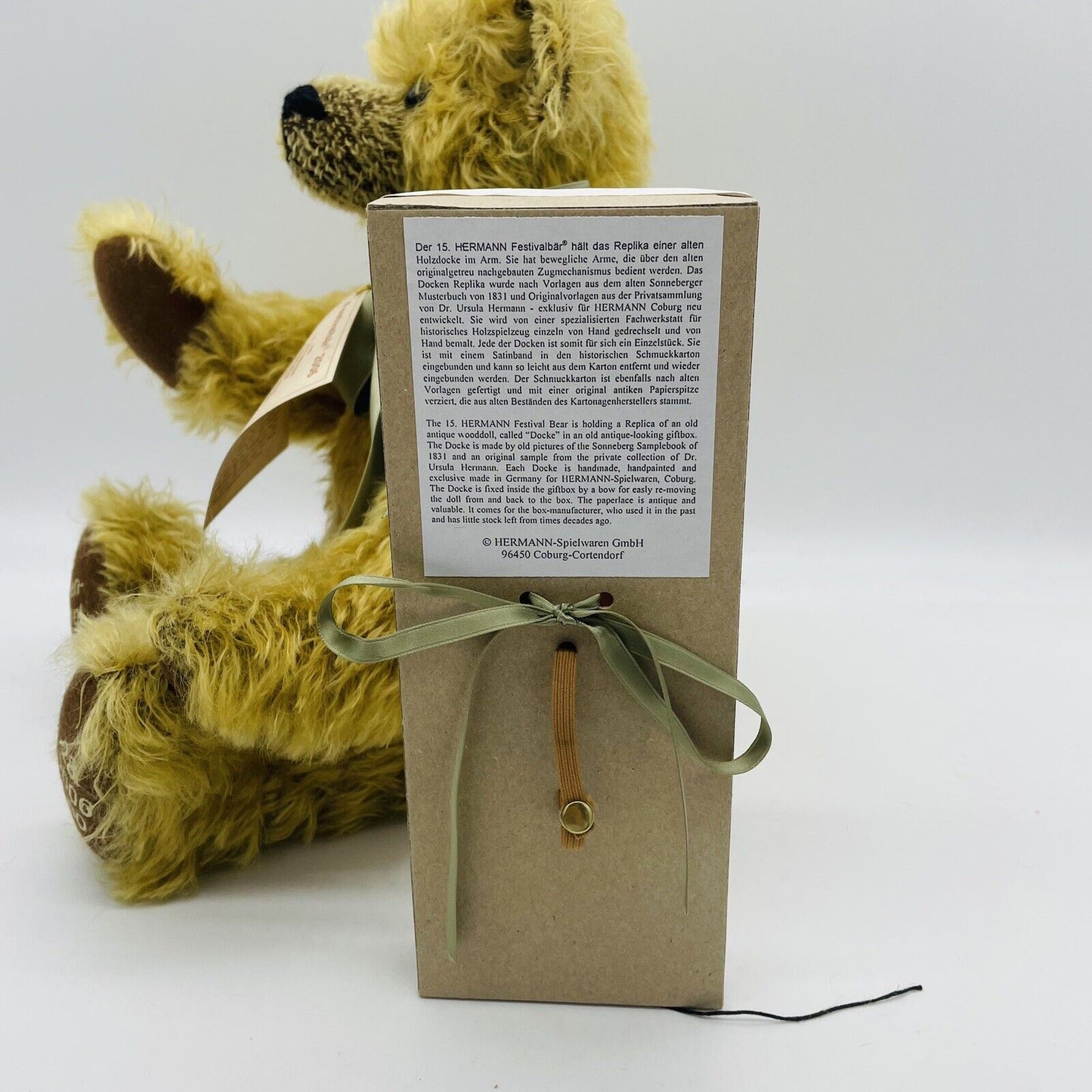 Hermann Coburg Festivalbär 2006 15. Puppenfestival limitiert 100 mit Holzdocke