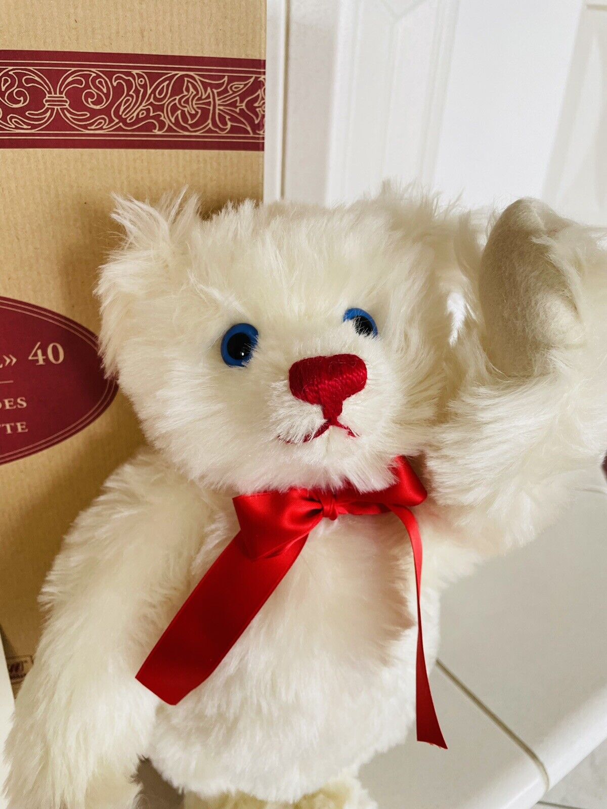 Steiff - Teddybär Tricolore 40 cm 1997/1998 limitiert auf 1500 Blanc Zertifikat